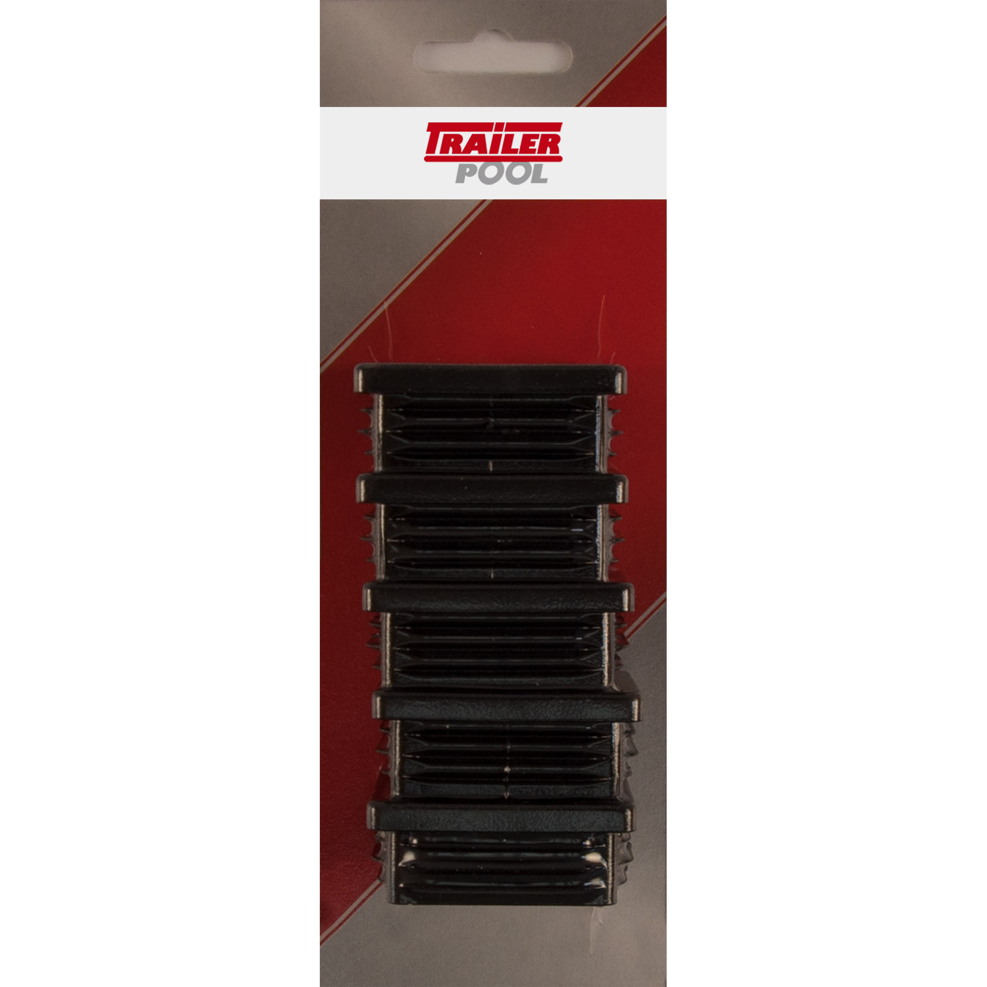 5 x Kunststoff-Stopfen 50 x 50 mm, WS 1,5-2 mm