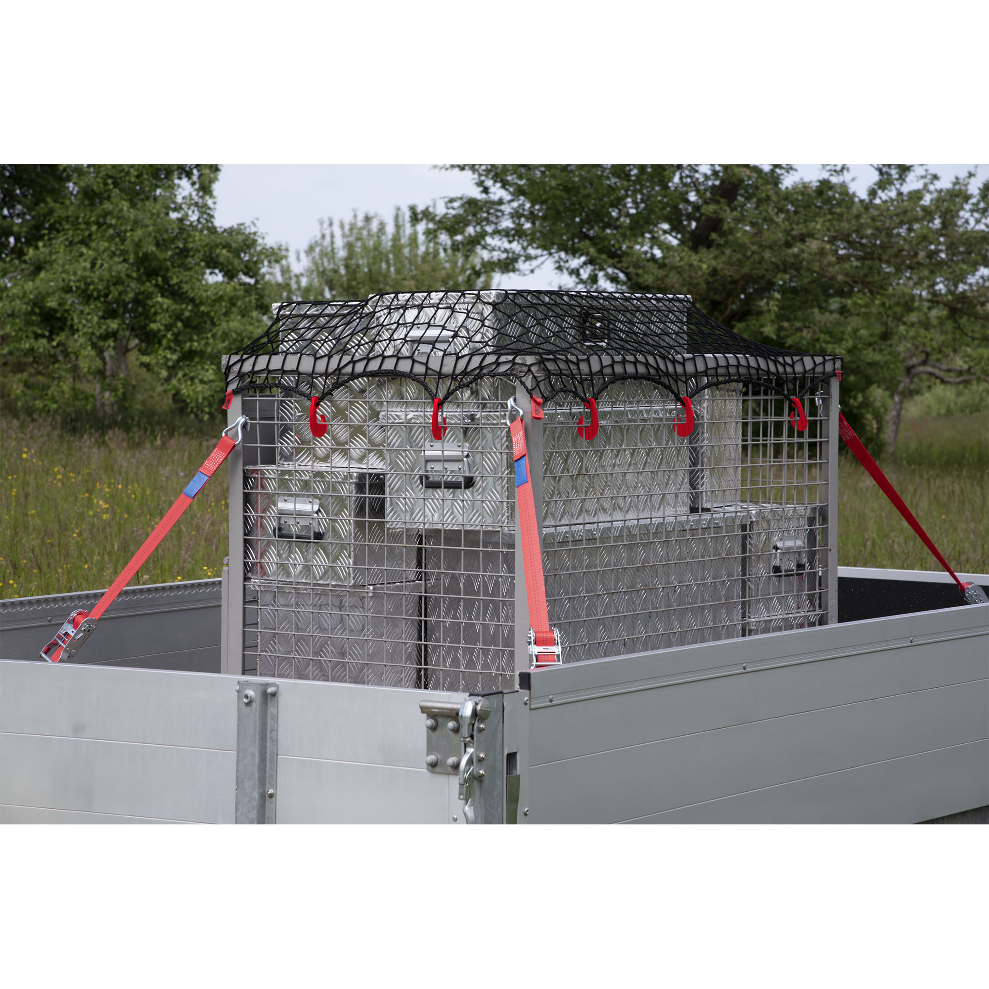 Gitterboxnetz 1400 x 1000 mm, inkl. 10 Kst.-Haken