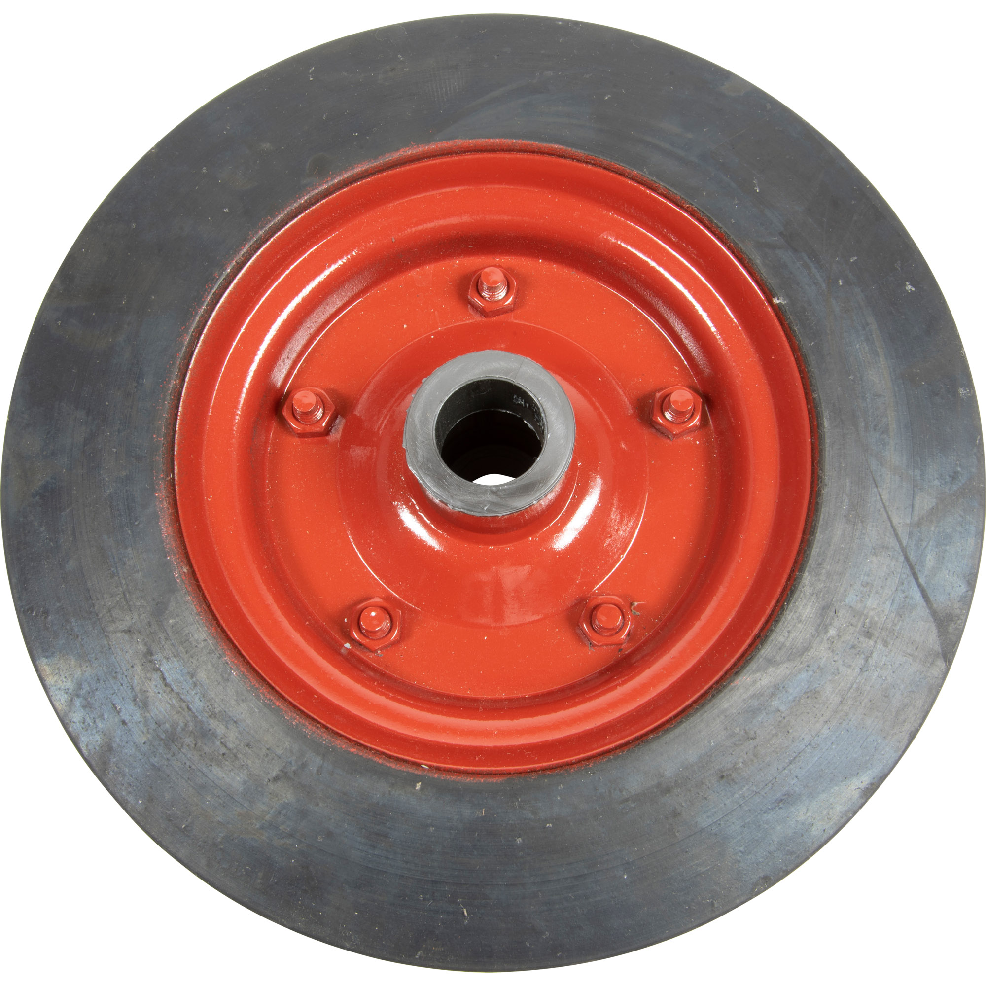 Vollgummirad für Stützrad, 250x80 mm, Stahlfelge