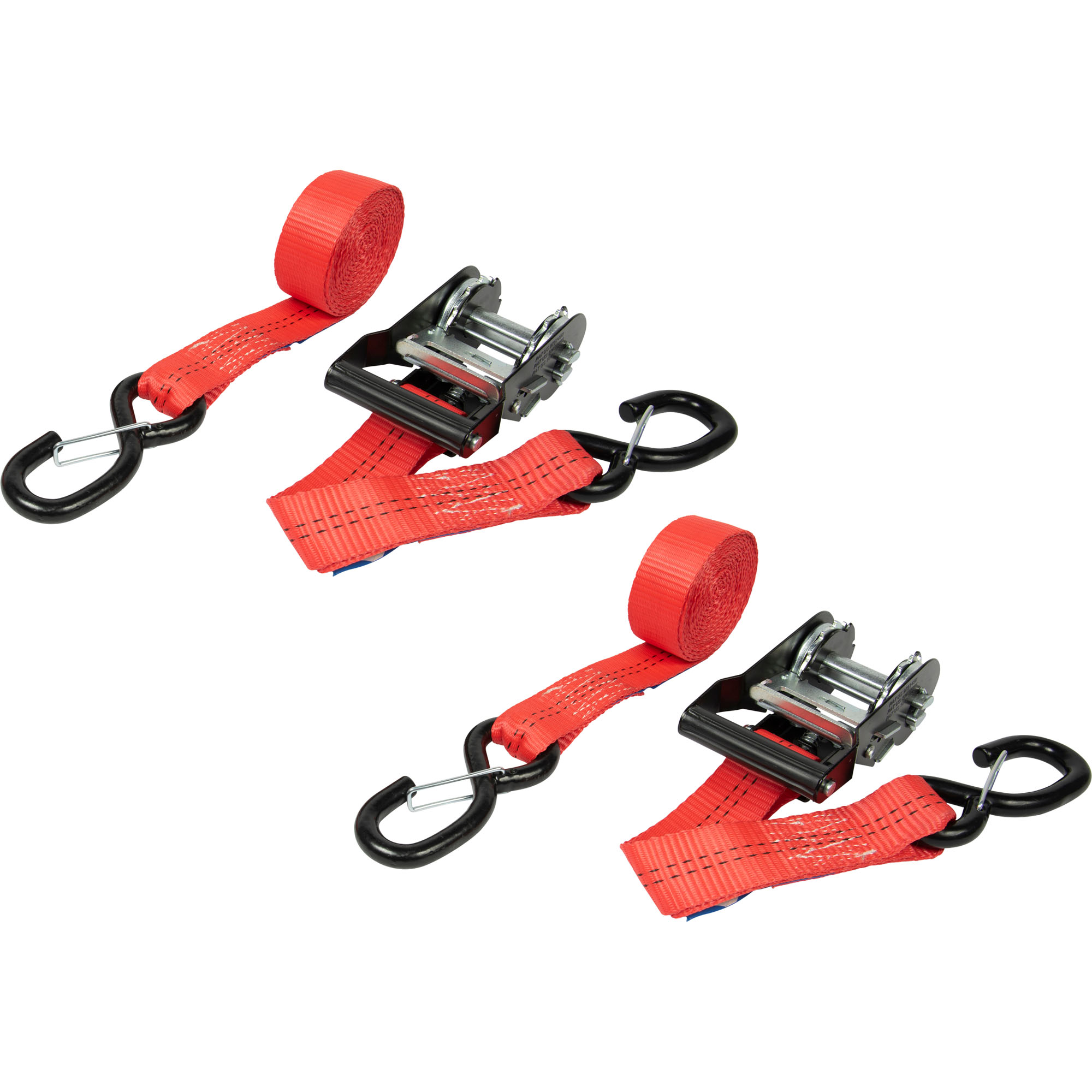 Zurrgurt-Set mit automatischer Nachspannung AN, 35 x 3000 mm