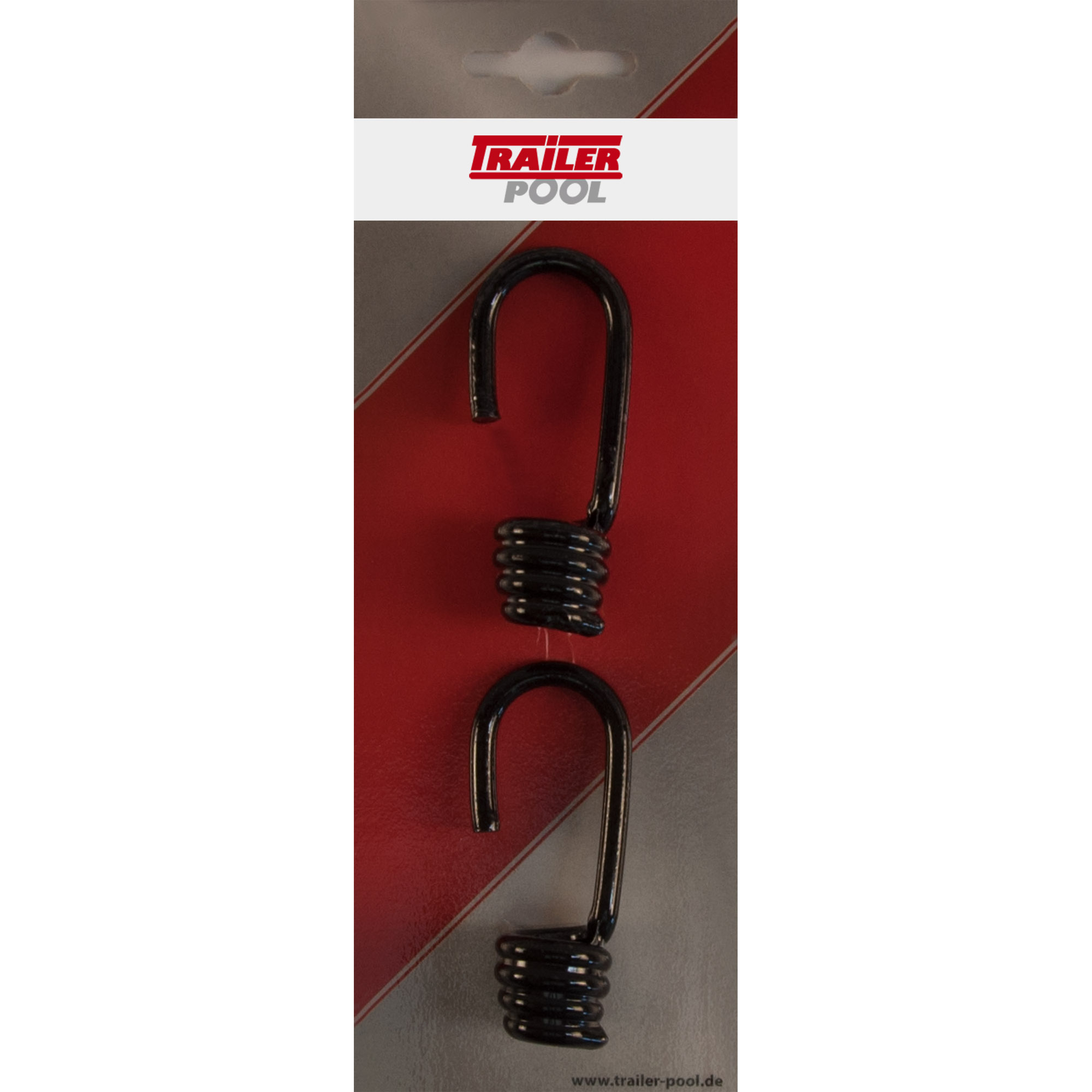 2 x Spiralhaken für Expanderseil, Seil-Ø 6 mm