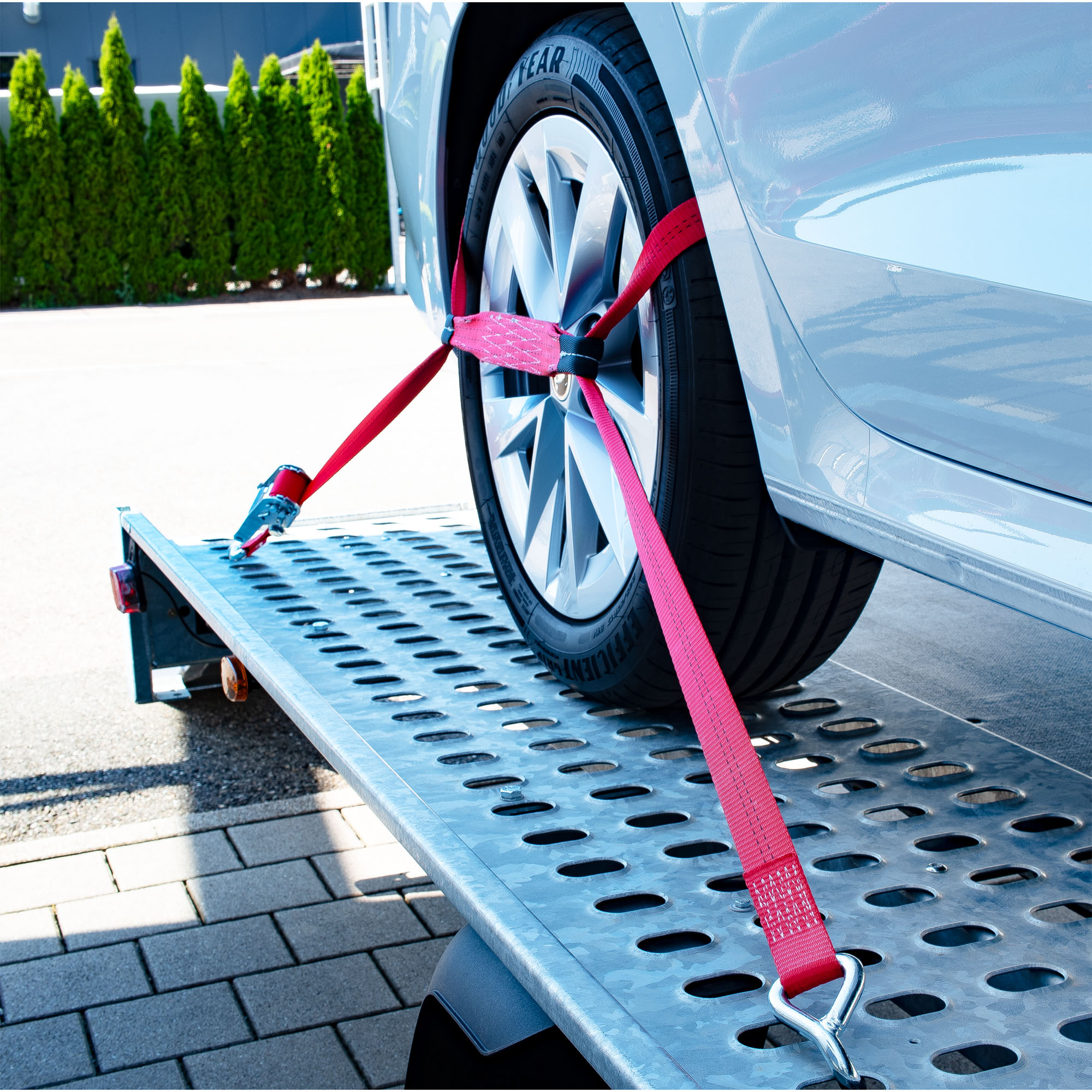 Autotransportgurt Kofferset, Radsicherung 3-teilig