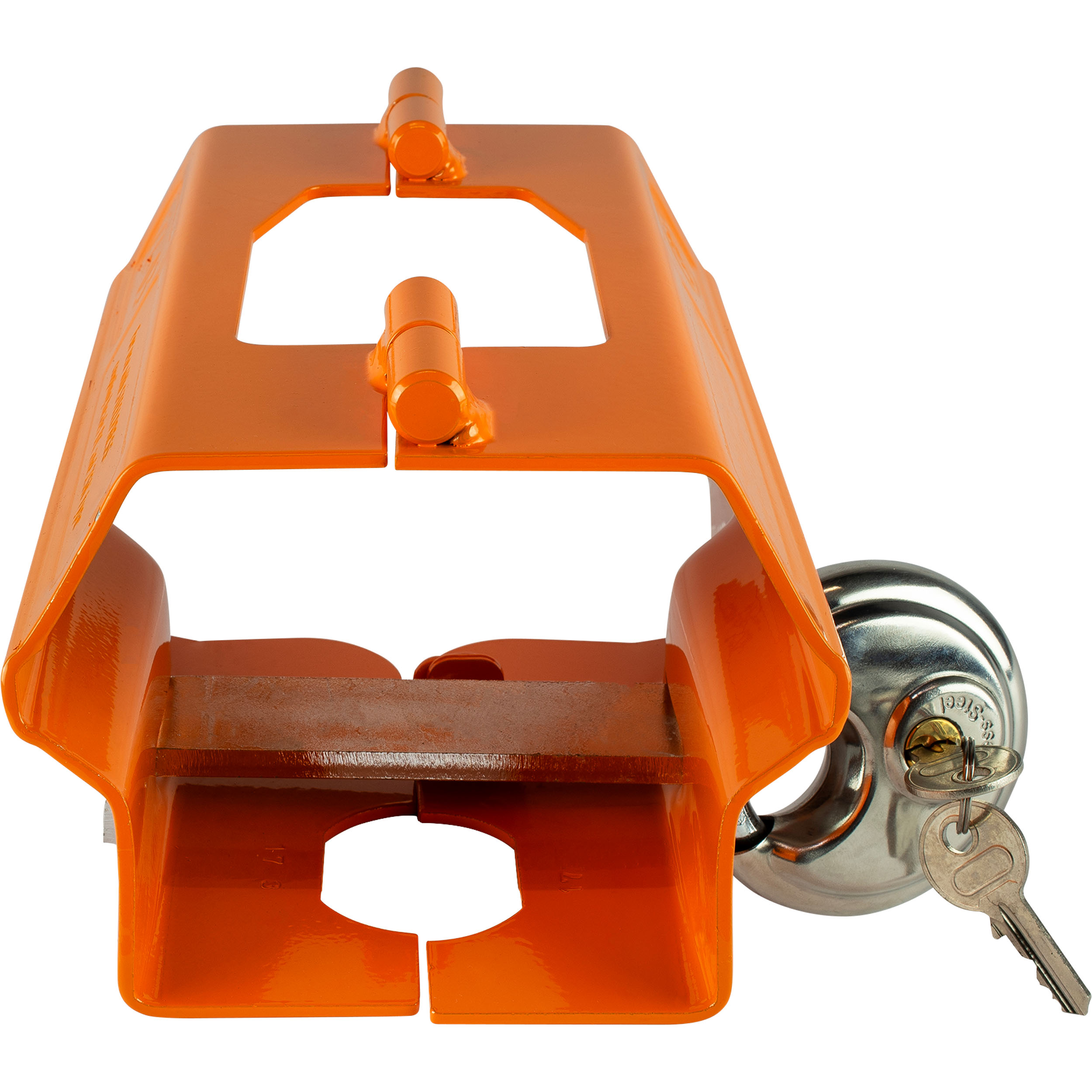 Kastenschloss, klappbar, mit Vorhängeschloss