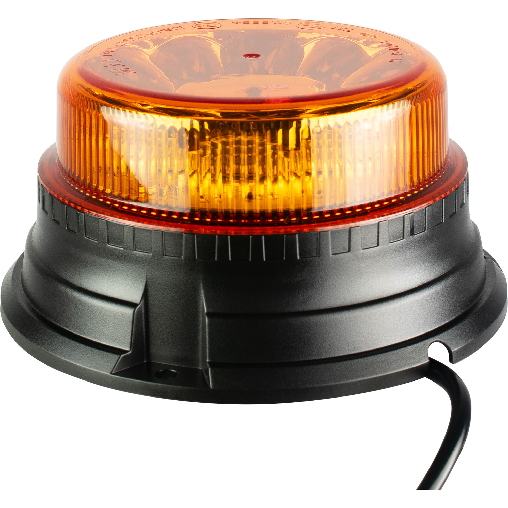 Rundumleuchte flach gelb, LED, zum Anschrauben