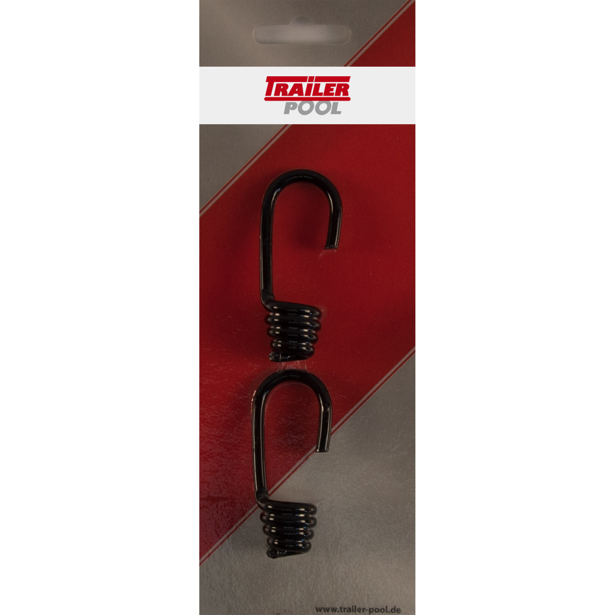 2 x Spiralhaken für Expanderseil, Seil-Ø 8 mm