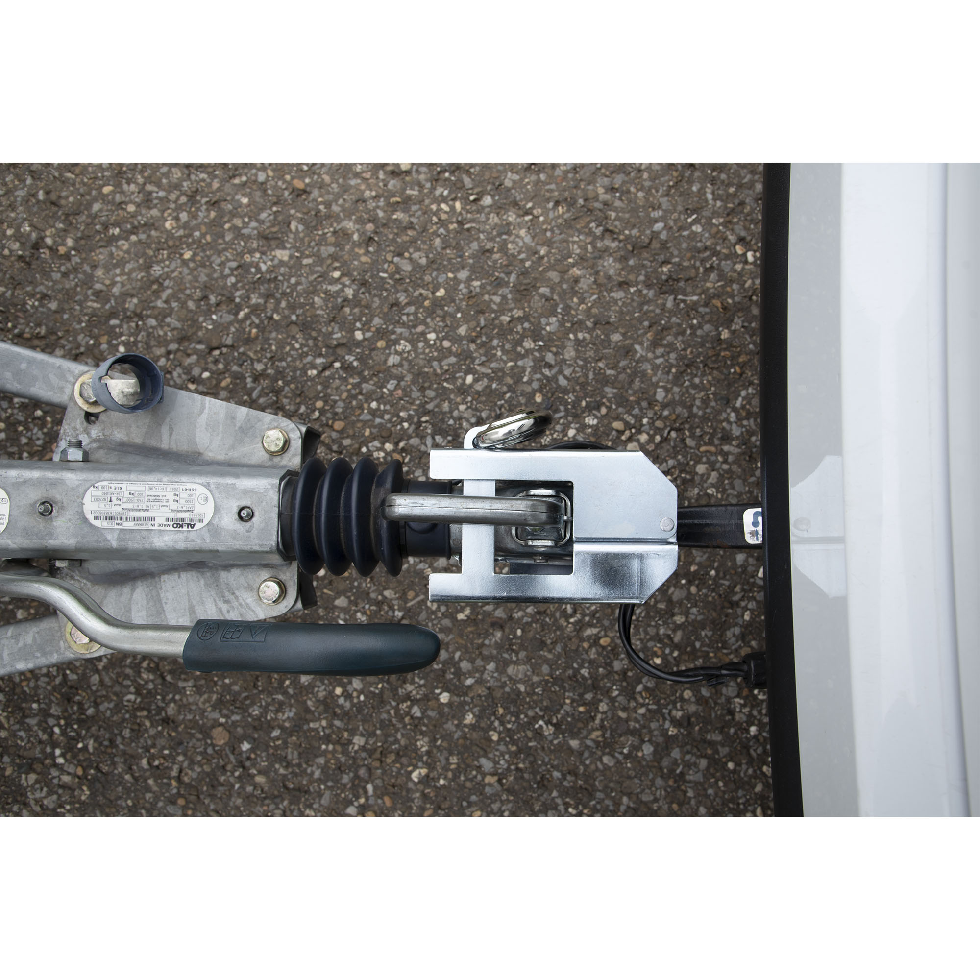 Kastenschloss, klappbar, mit integriertem Riegel