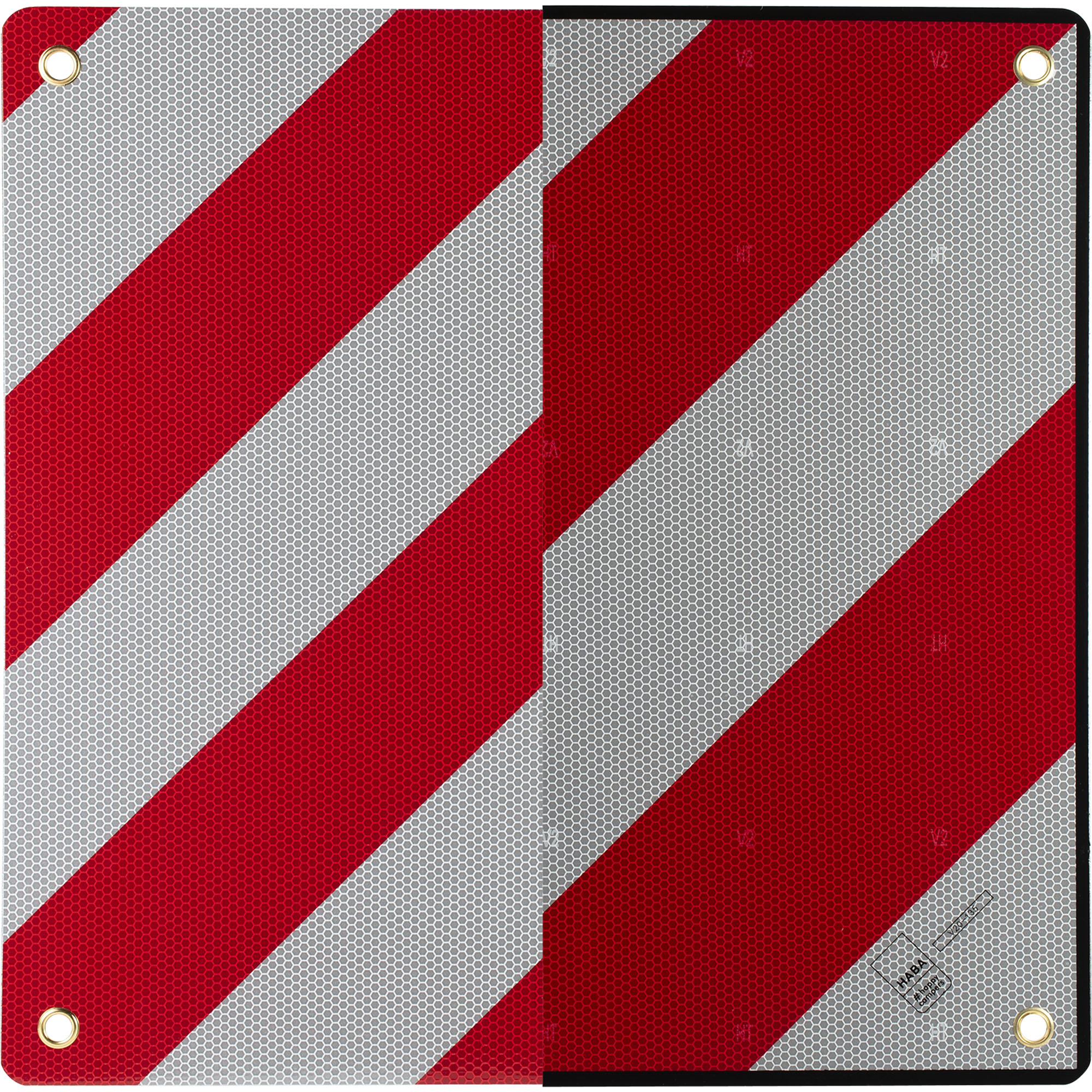 Warntafel für Italien/Spanien, 500 x 500 mm