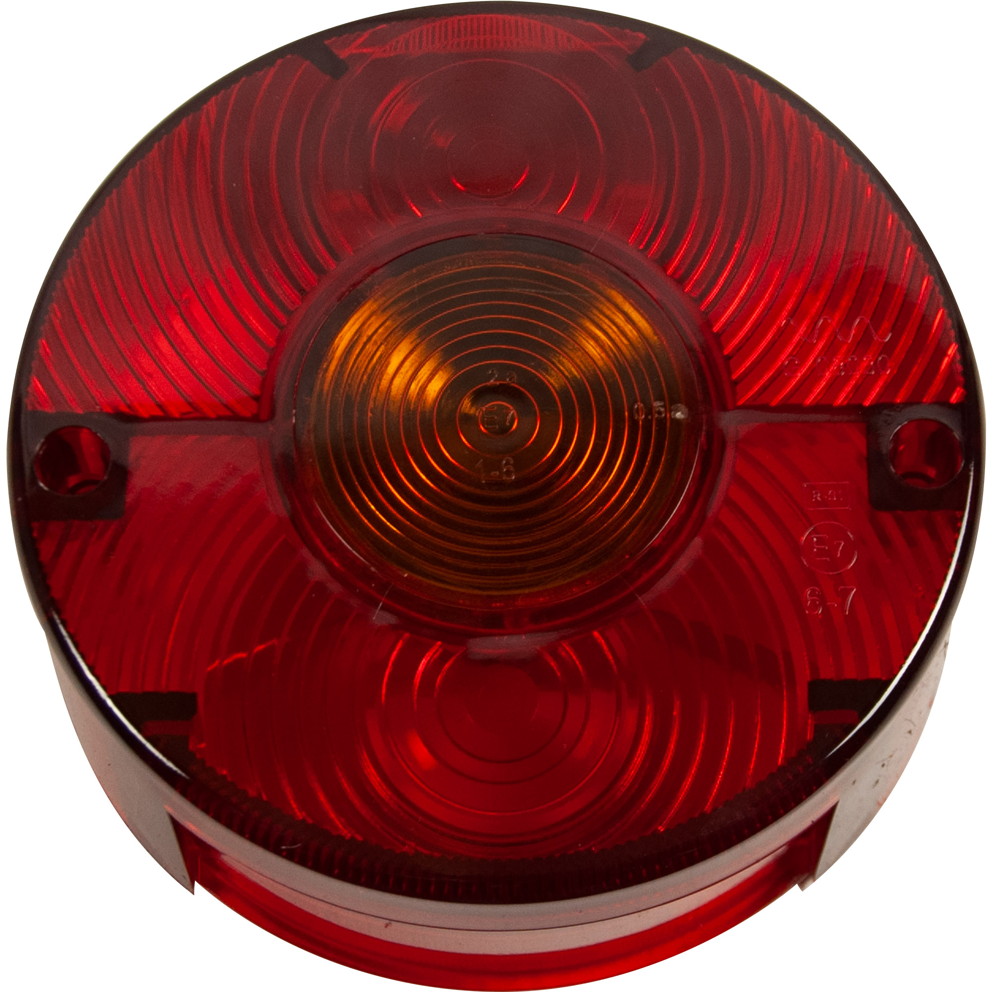 Lichtscheibe für Schlussleucht rund ohne Kennz.