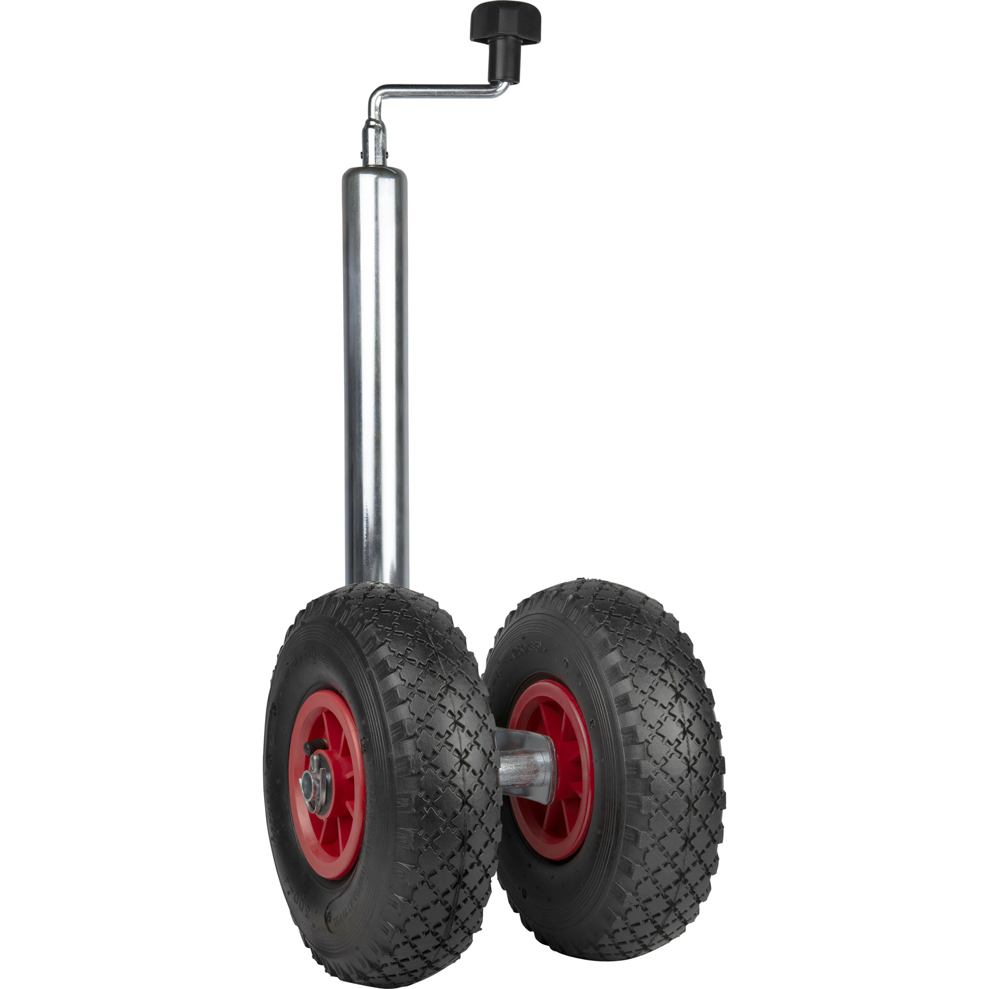 Doppelstützrad Ø 48 mm, Stützl. 150kg, Kunststofffelge