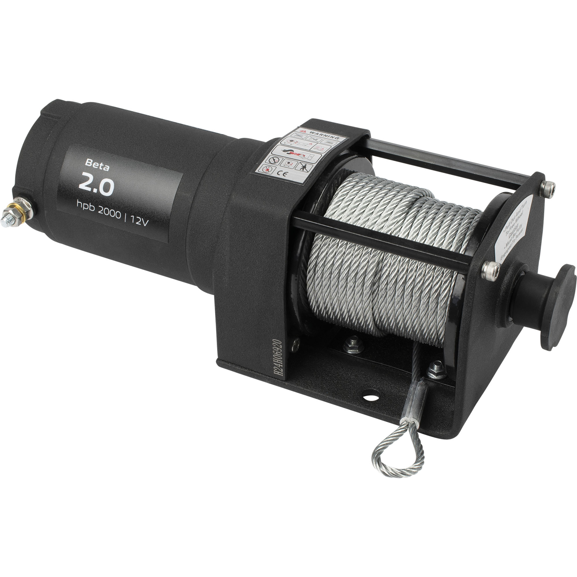 Seilwinde HPB2000, 12 V, Zugkraft 900 kg