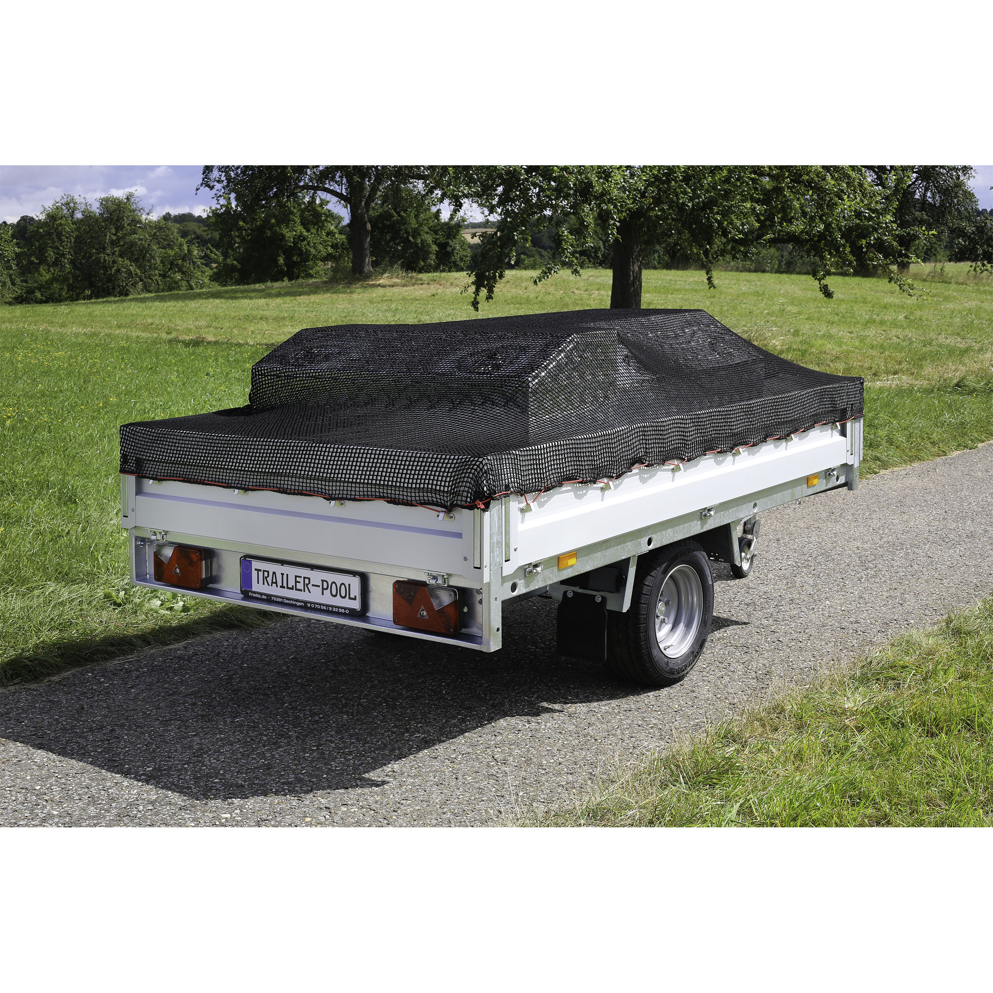 Abdecknetz, schwarz, 2200 x 1500 mm, MW 15 mm