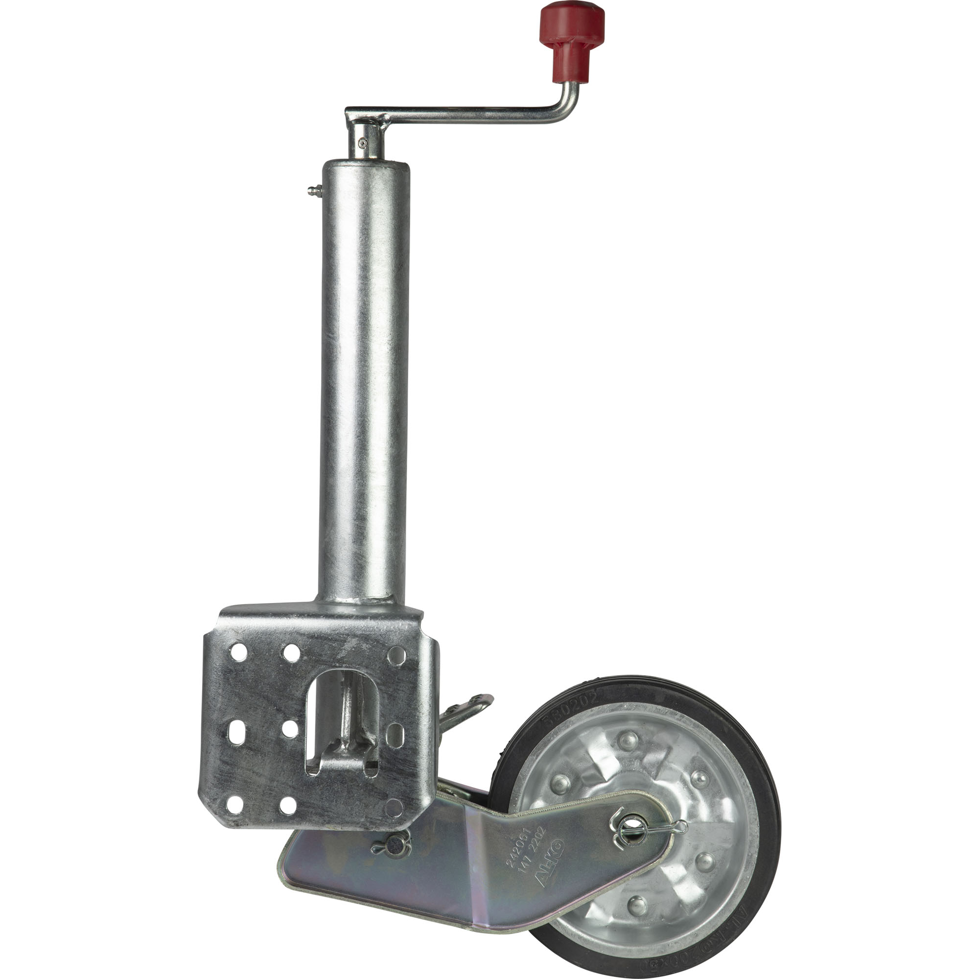 Halbautomatik-Stützrad AL-KO Ø 60mm, Stützl. 500kg