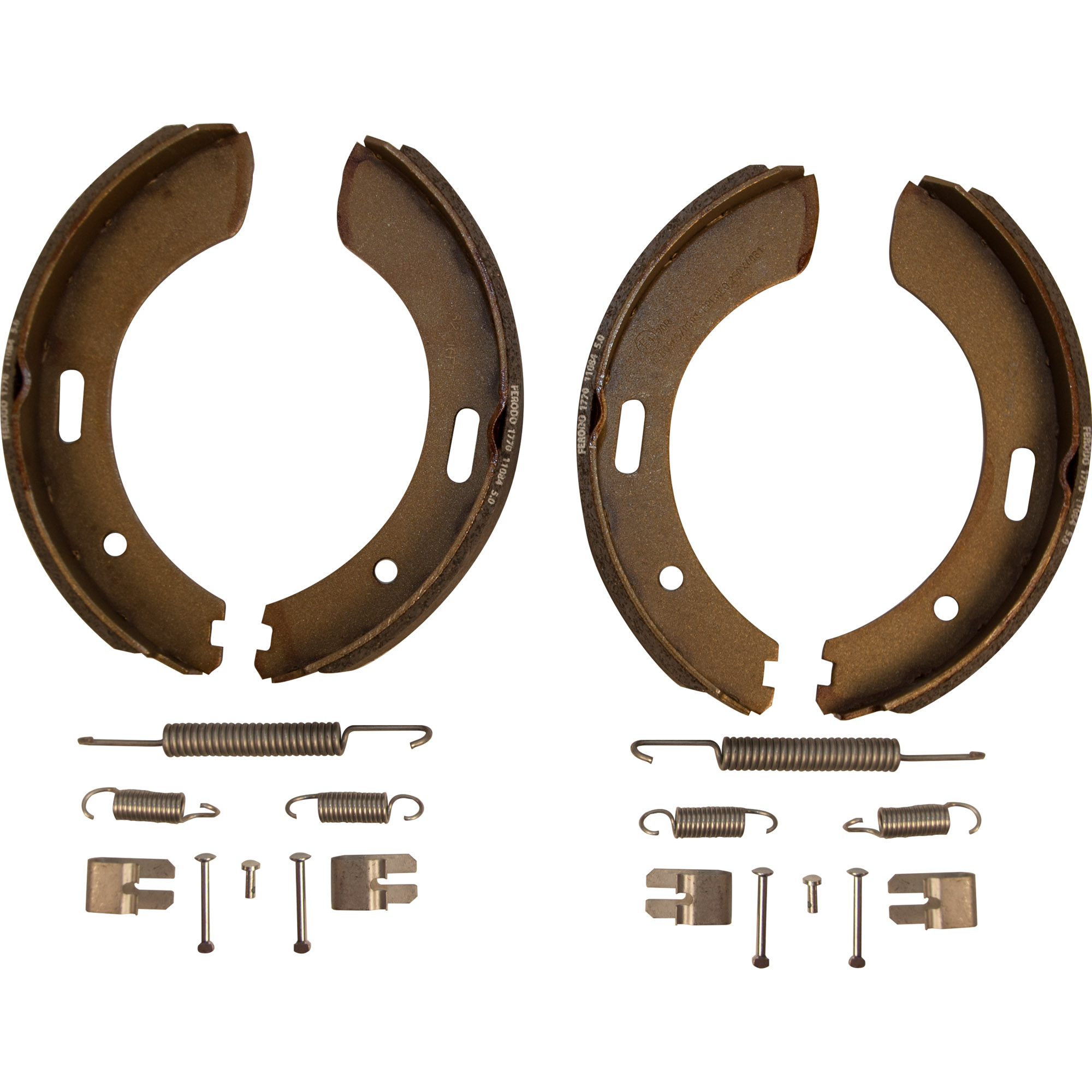 Bremsbackensatz BPW, 250 x 40, inkl. Federnsatz