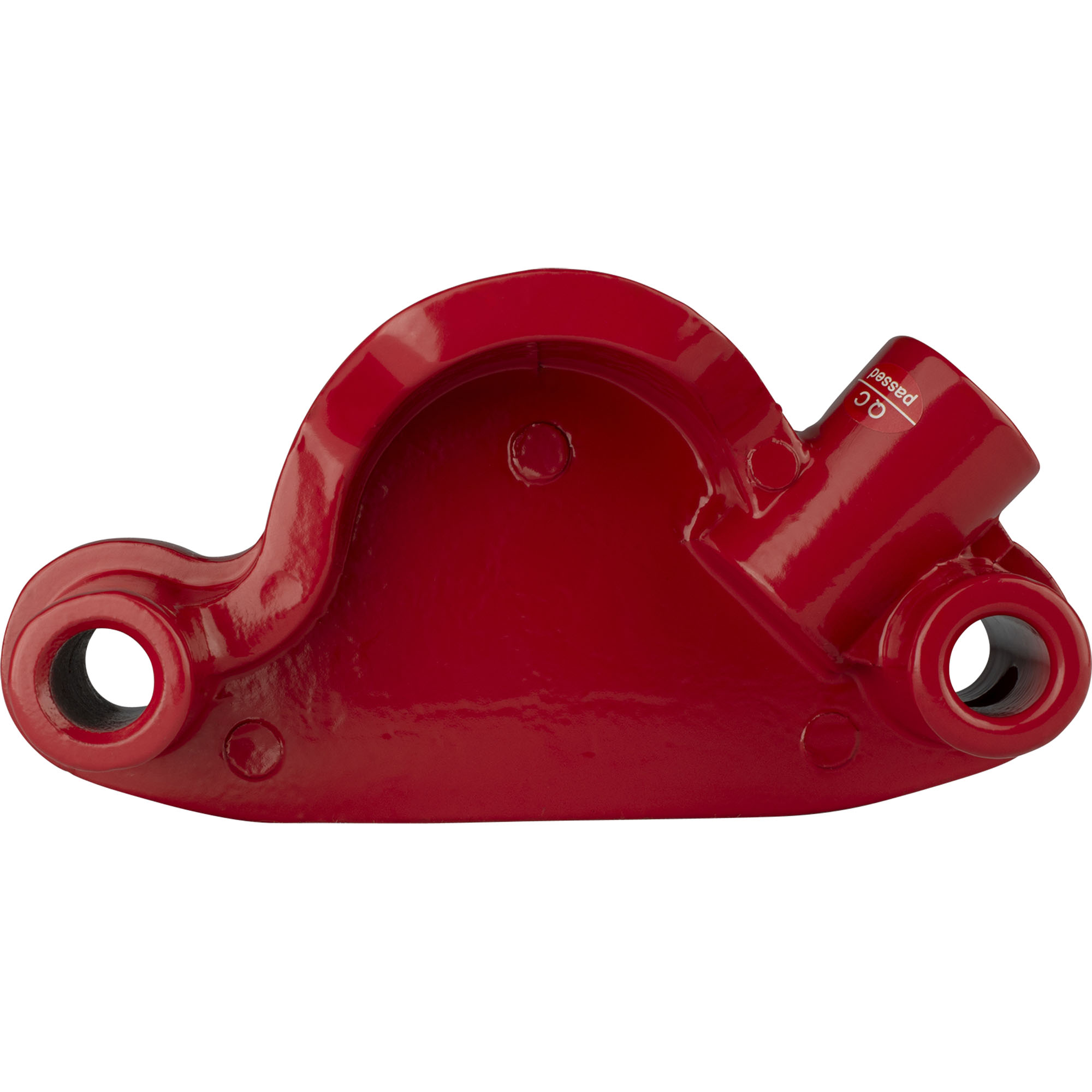 Kupplungsschloss mit Zylinderschloss, universal, Standbetrieb, rot