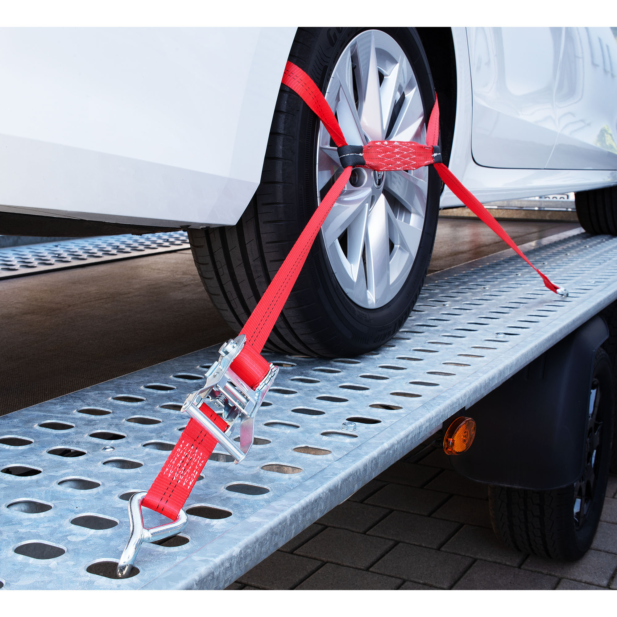 Autotransportgurt Kofferset, Radsicherung 3-teilig