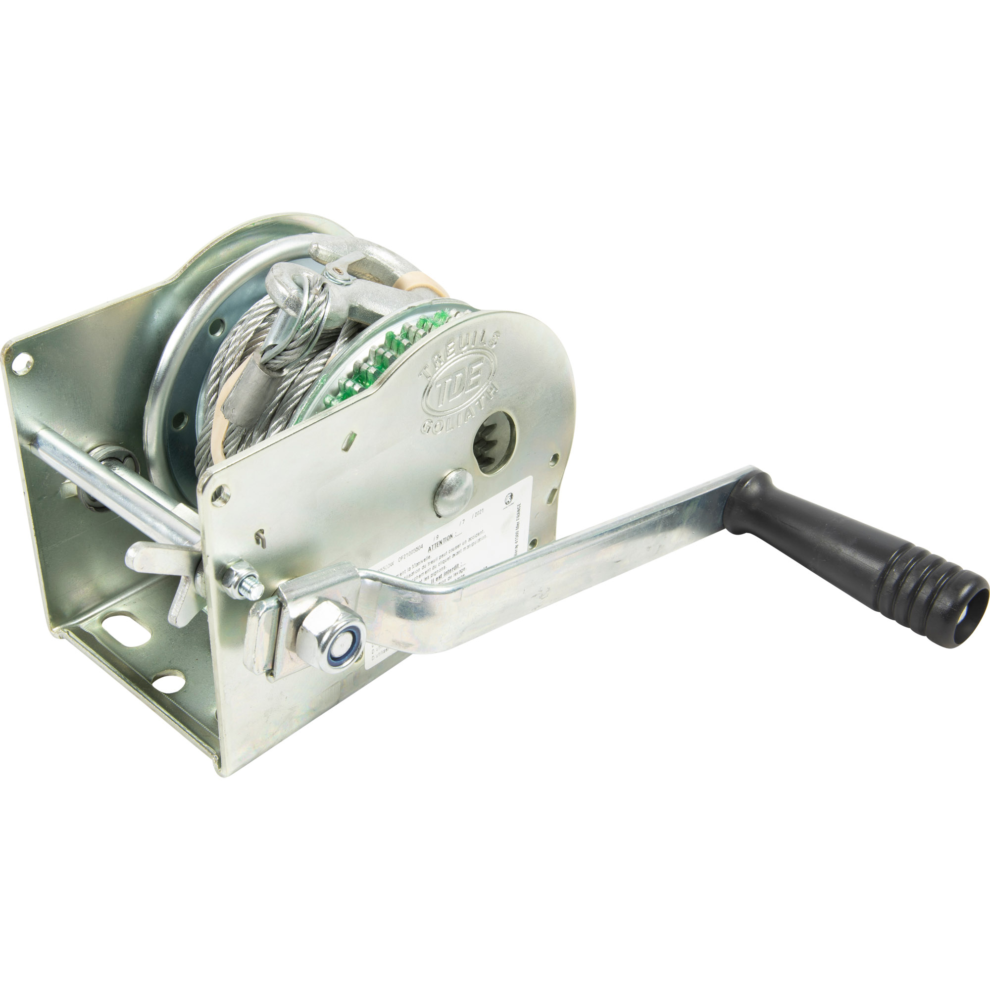 Handseilwinde, Goliath, 596 kg, Seil 10 m + Haken