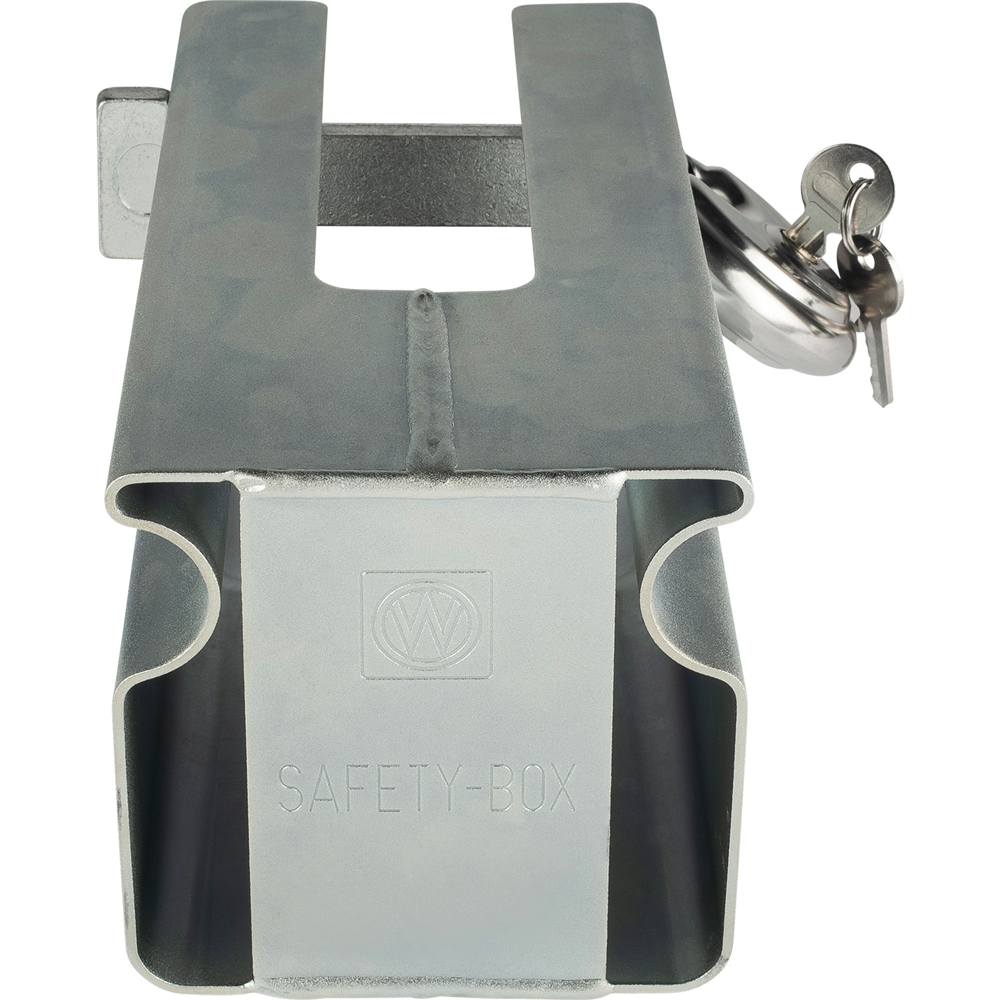 Kastenschloss, mit Vorhängeschloss, Standbetrieb