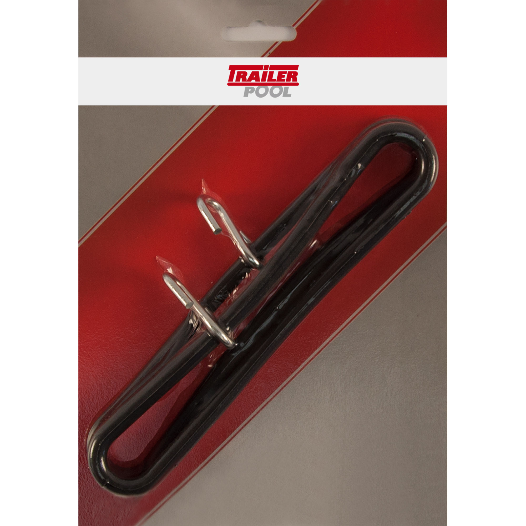 2 x Gummispannring mit Haken, L 200 mm, Ø 8 mm