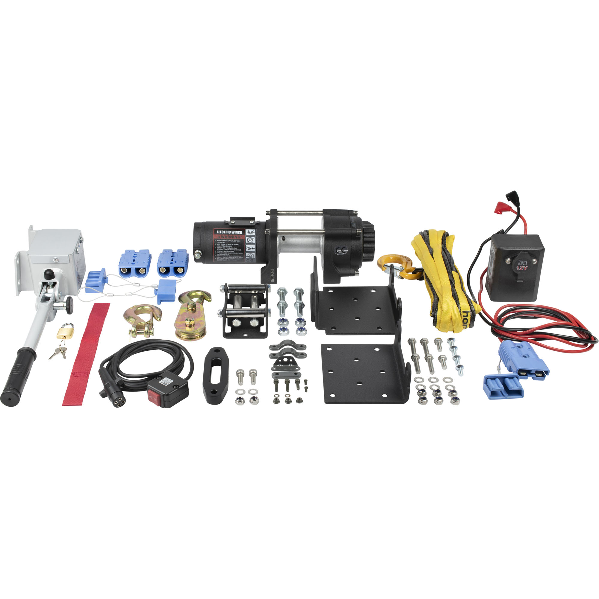 Seilwinde Gamma, 12 V, Zugkraft 1600 kg