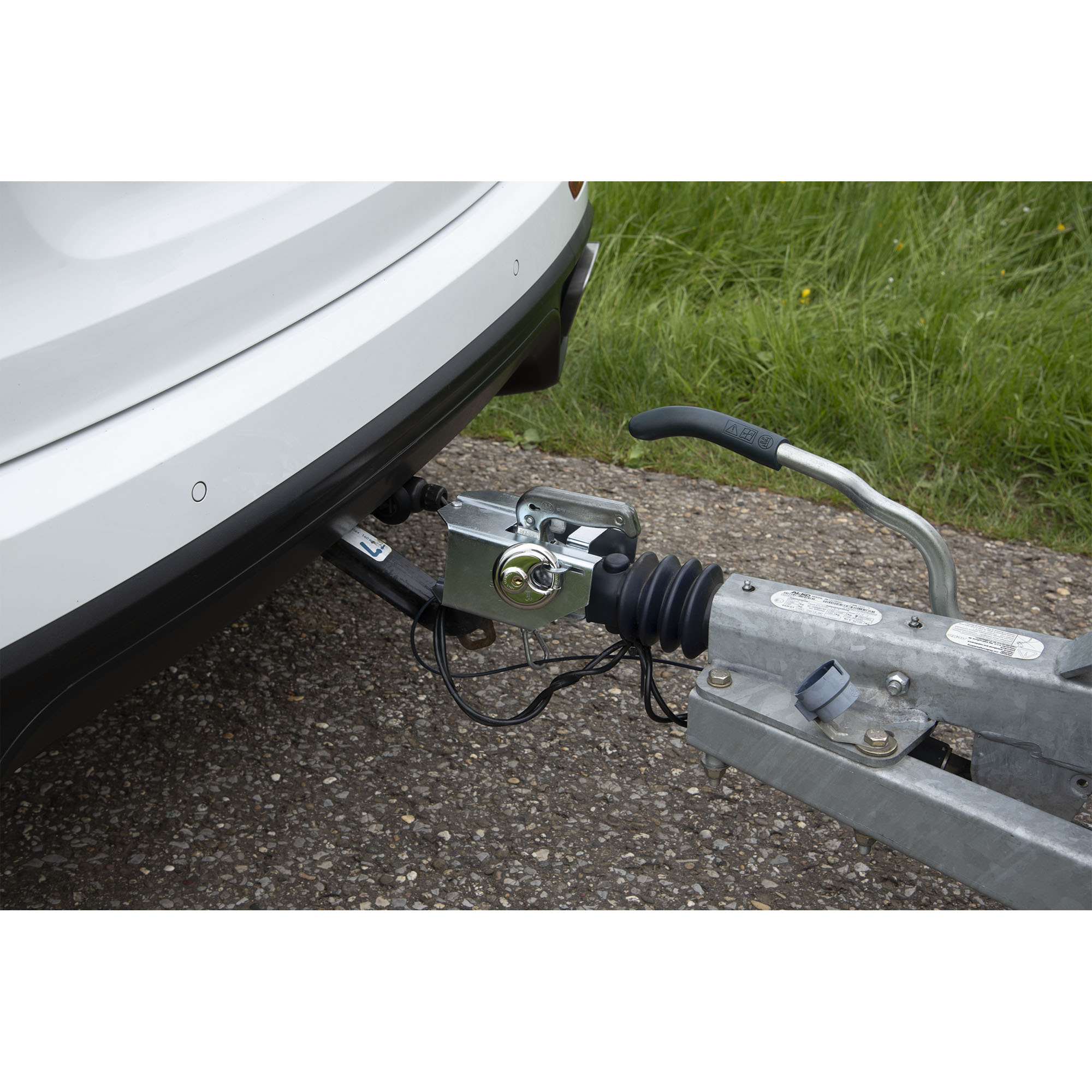 Kastenschloss, klappbar, mit integriertem Riegel