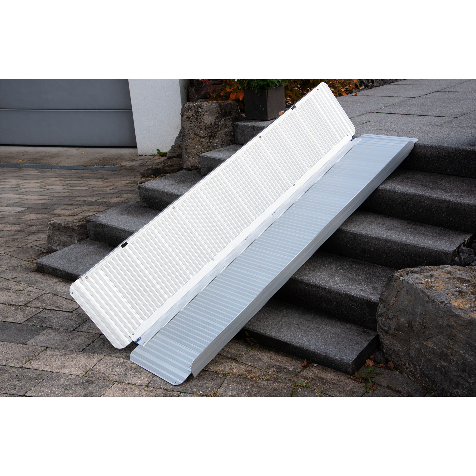 Verladerampe längs faltbar, Alu, Länge 1800 mm, 270 kg