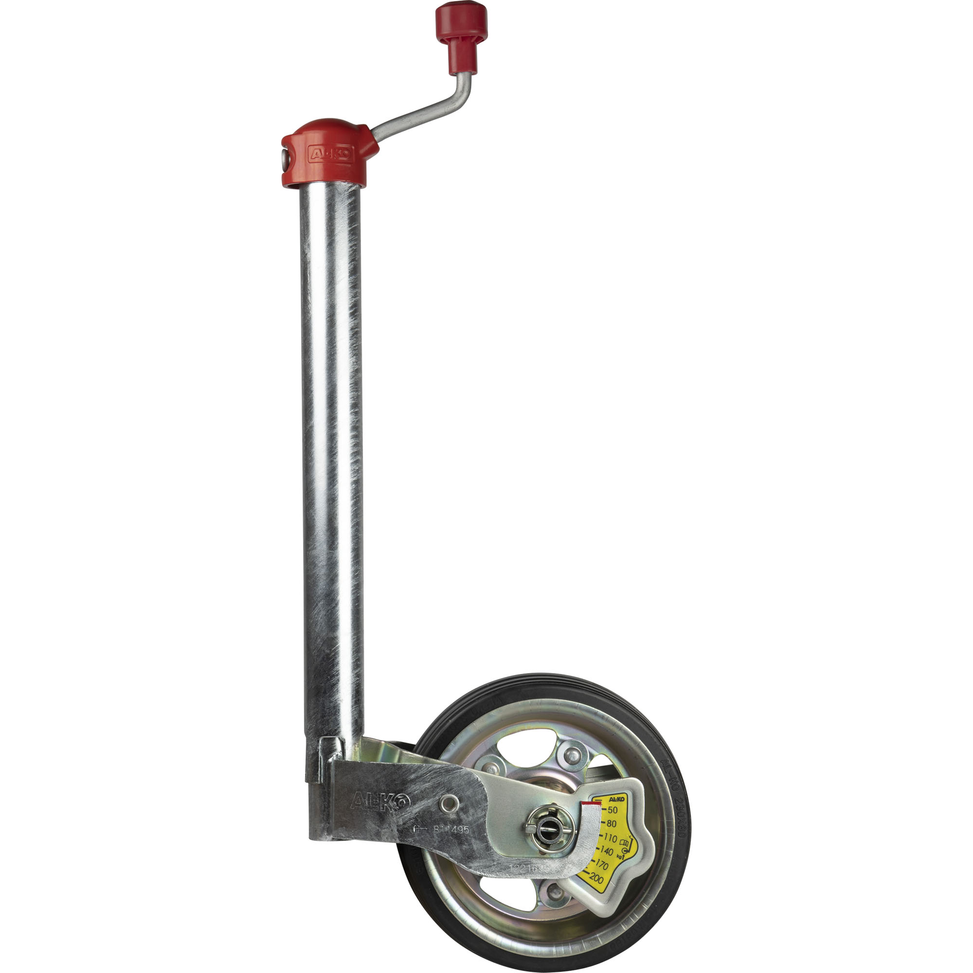 Stützrad Ø 48 mm, Stützlast 300 kg, Metallfelge