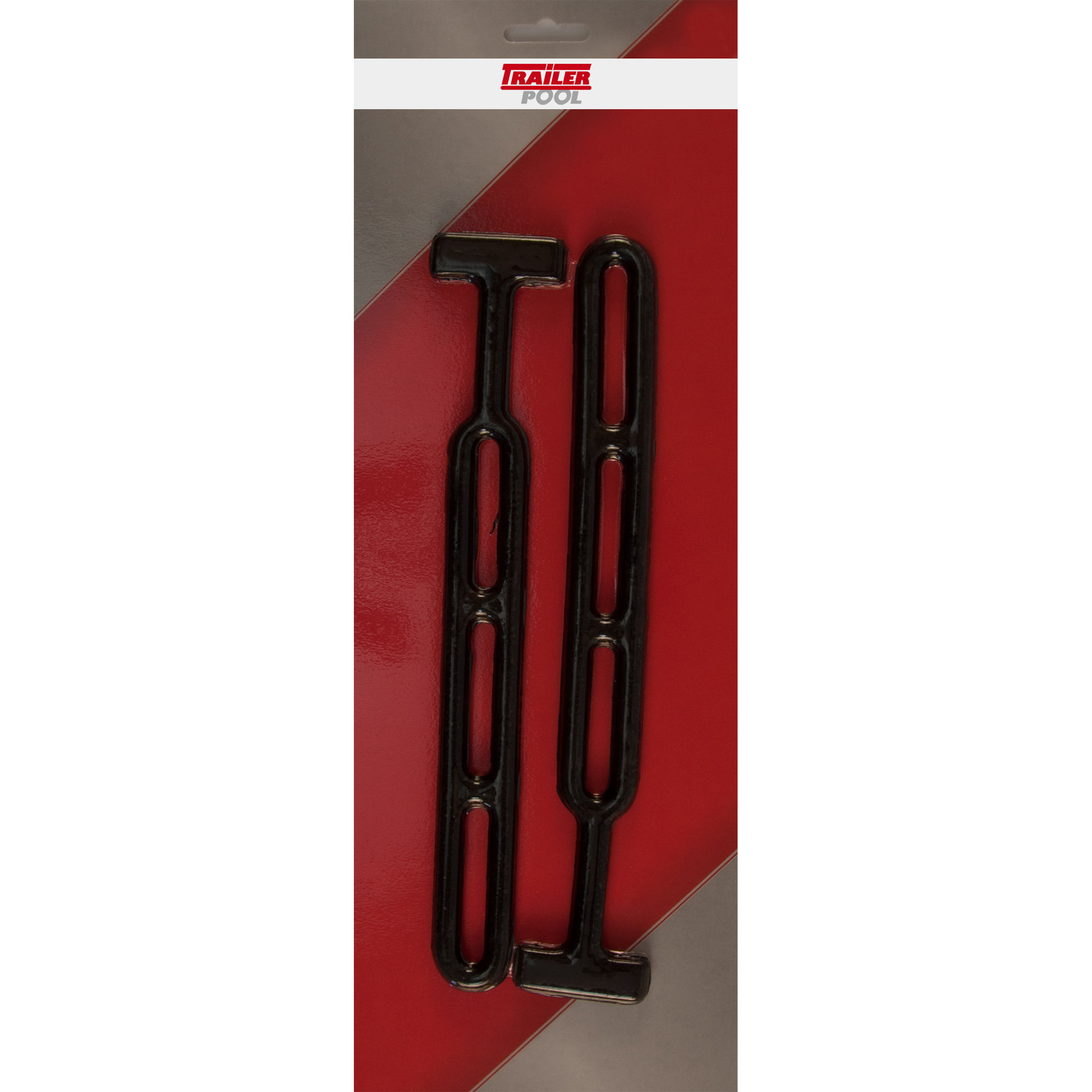 2 x Gummistroppe, Länge 280 mm, Ø 8 mm, schwarz