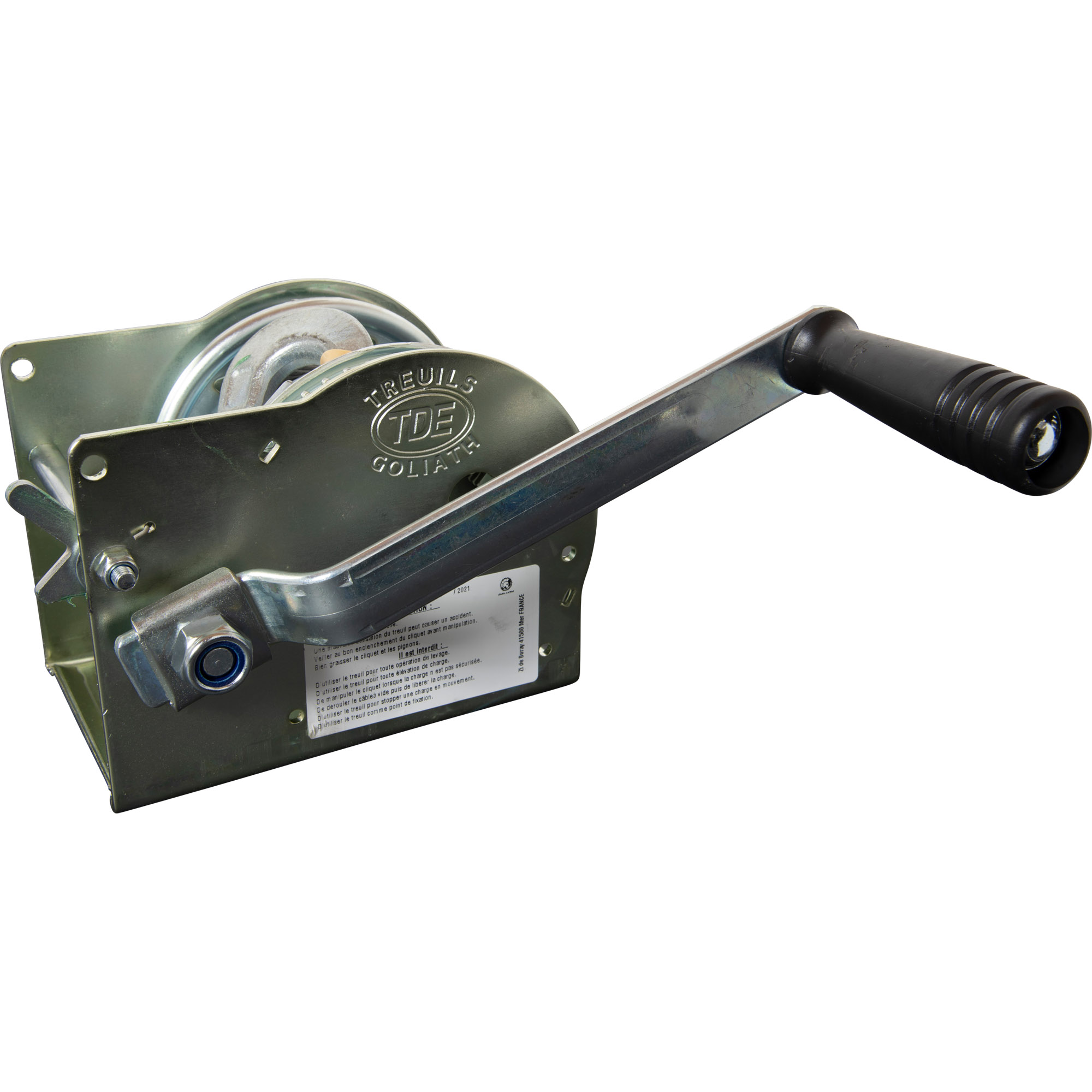 Handseilwinde, Goliath, 596 kg, Seil 10 m + Haken