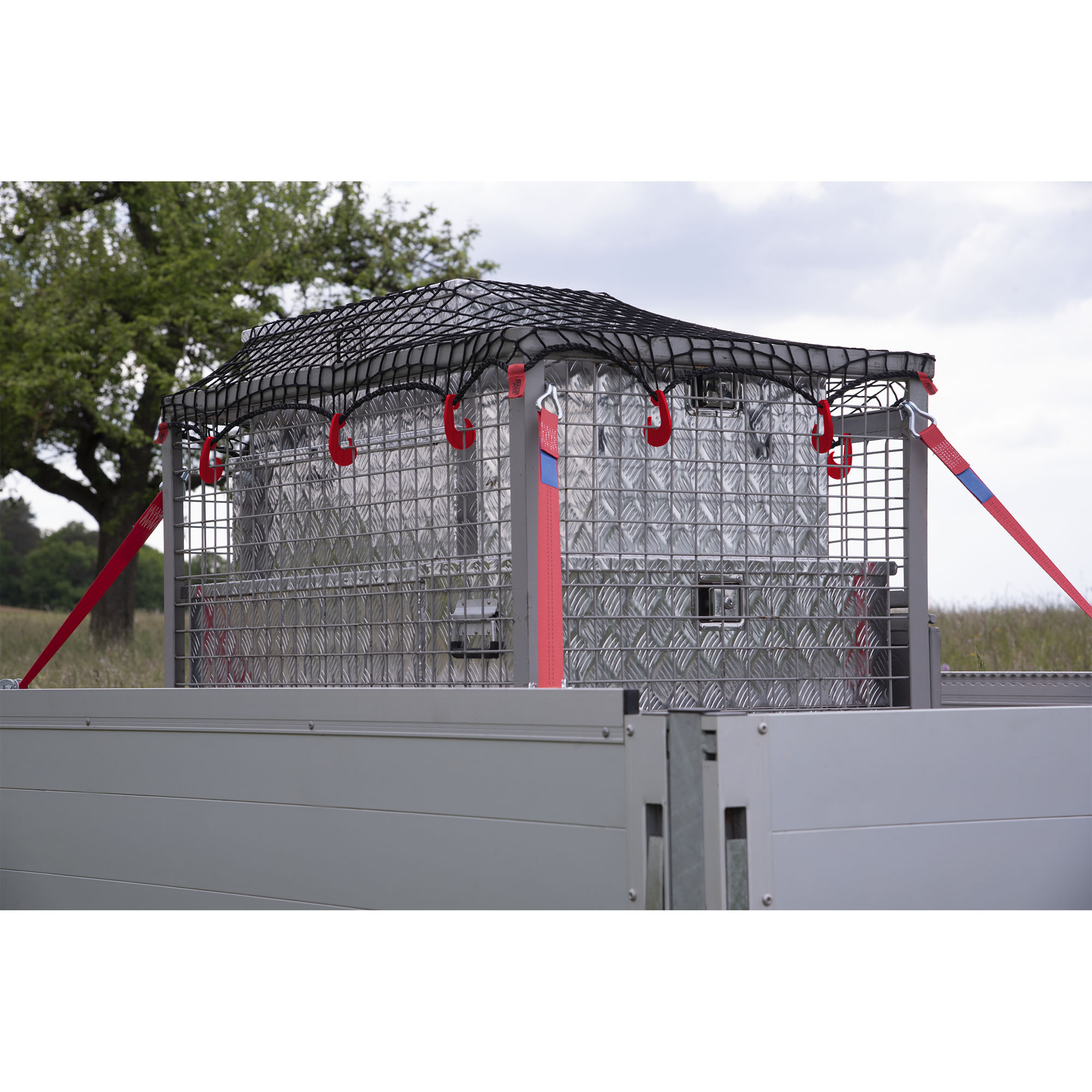 Gitterboxnetz 1400 x 1000 mm, inkl. 10 Kst.-Haken