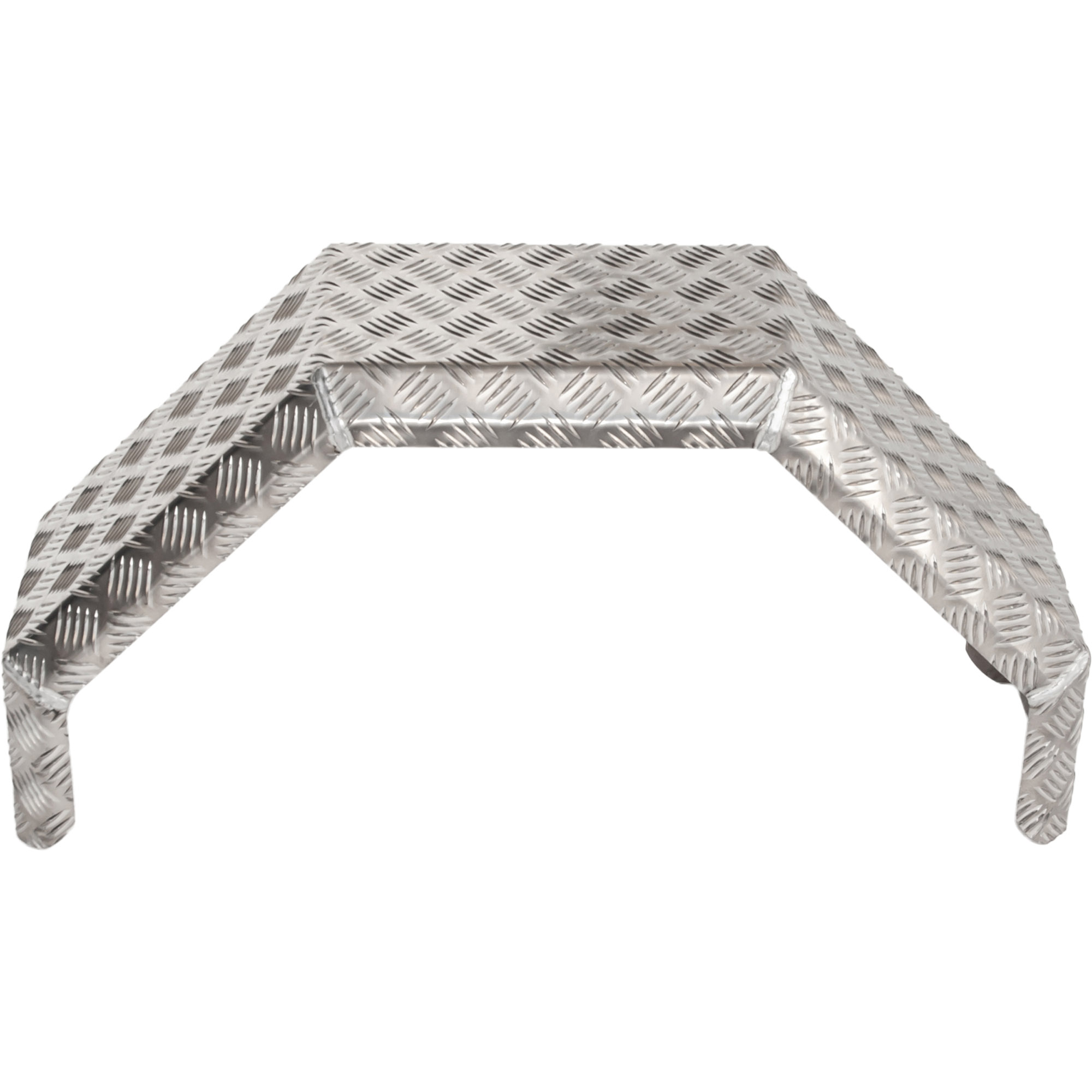 Einachs-Kotflügel eckig, Alu, B 220 mm, SW 800 mm