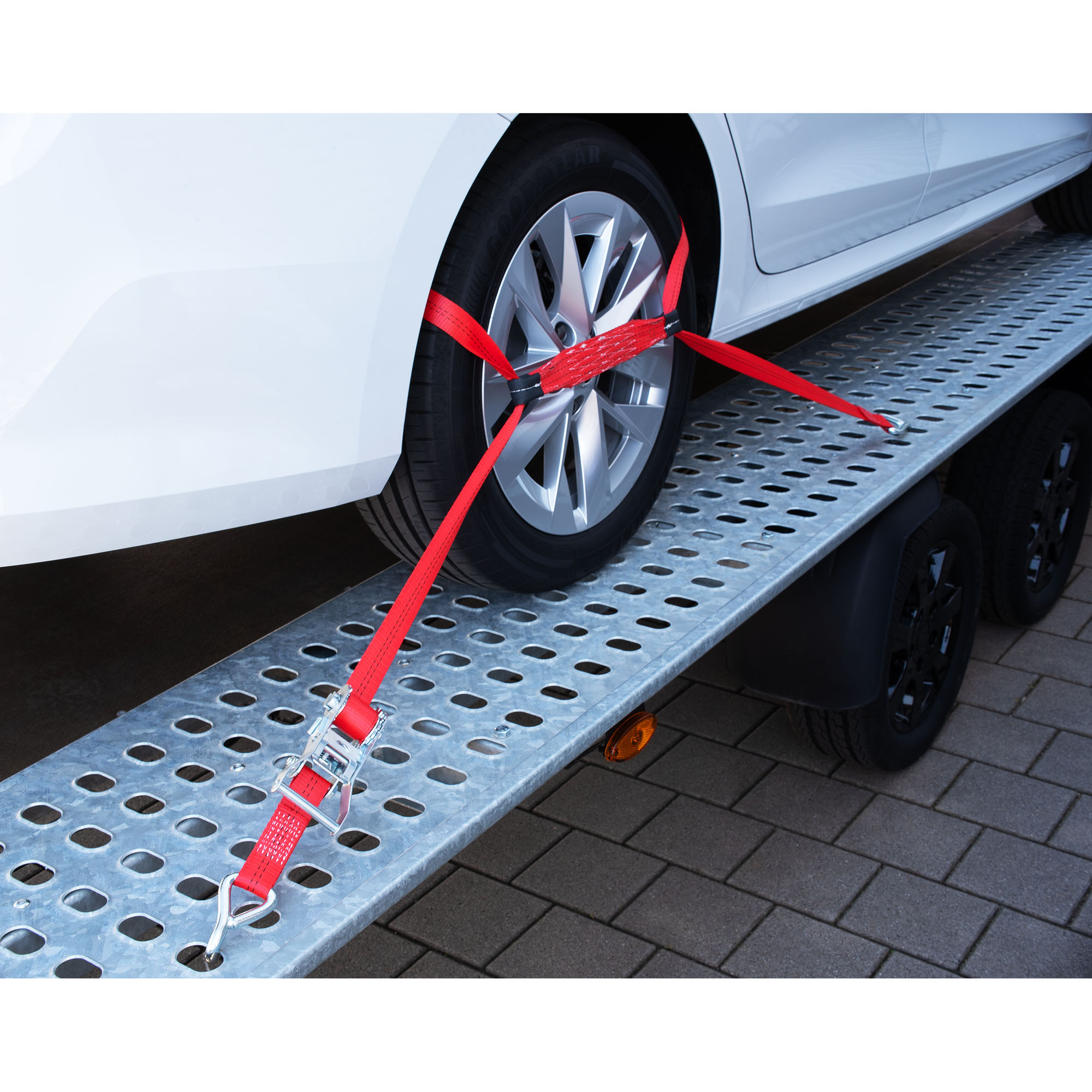 Autotransportgurt Kofferset, Radsicherung 3-teilig