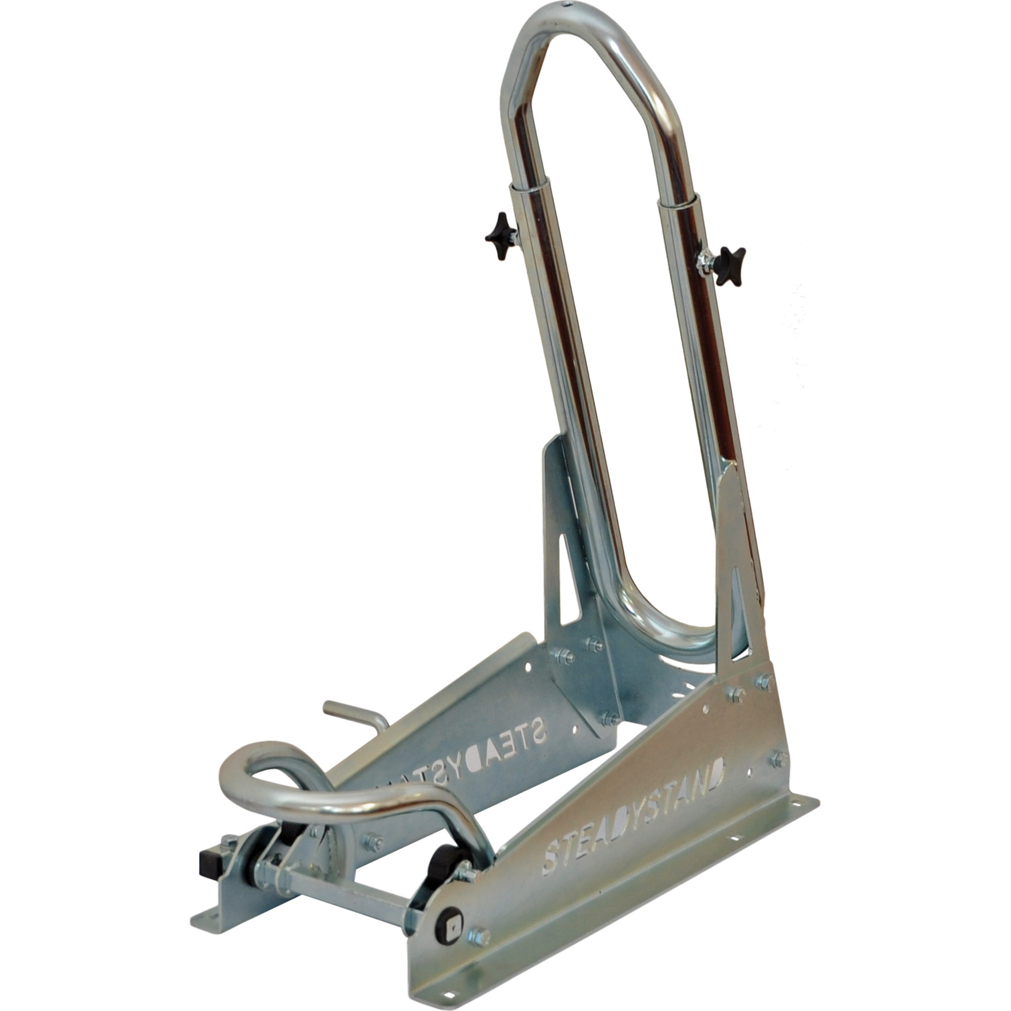 Kurze Motorradstandschiene mit Vorderradanschlag, ACEBIKES