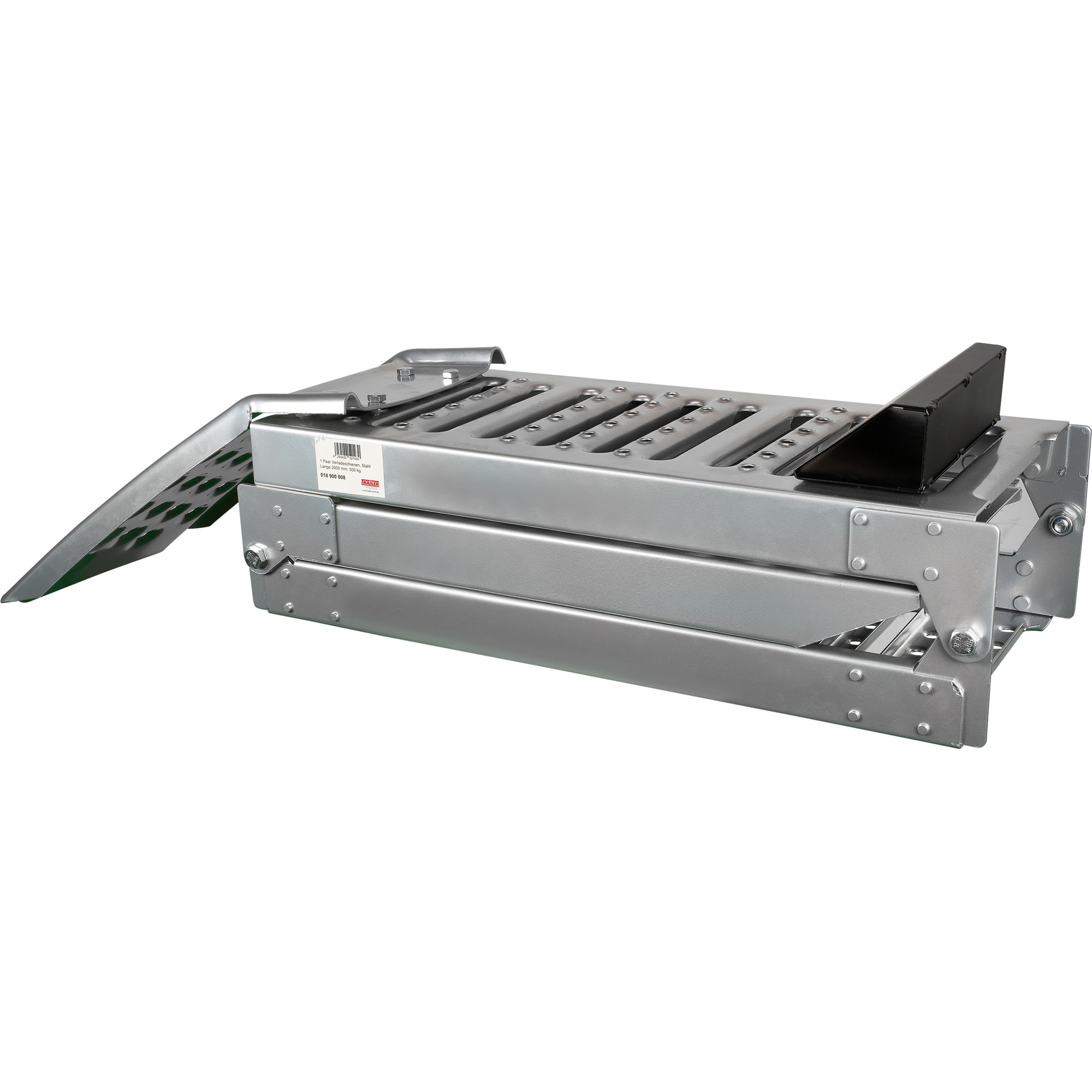 1 Paar Verladeschienen, Stahl, L 2000 mm, 500 kg