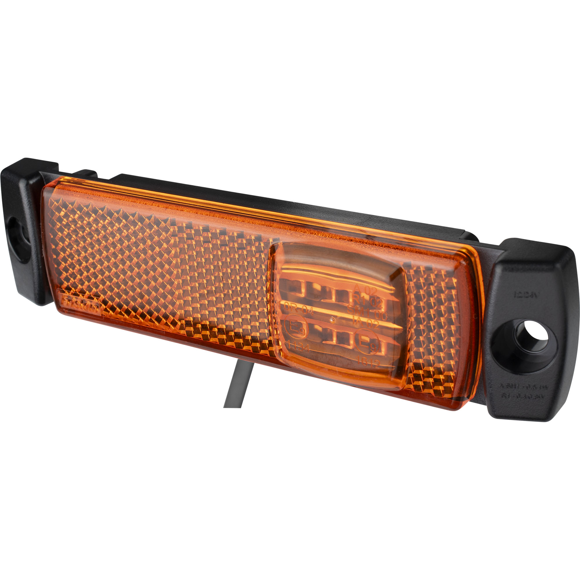 Seitenmarkierungsleuchte LED, gelb, 12/24 Volt