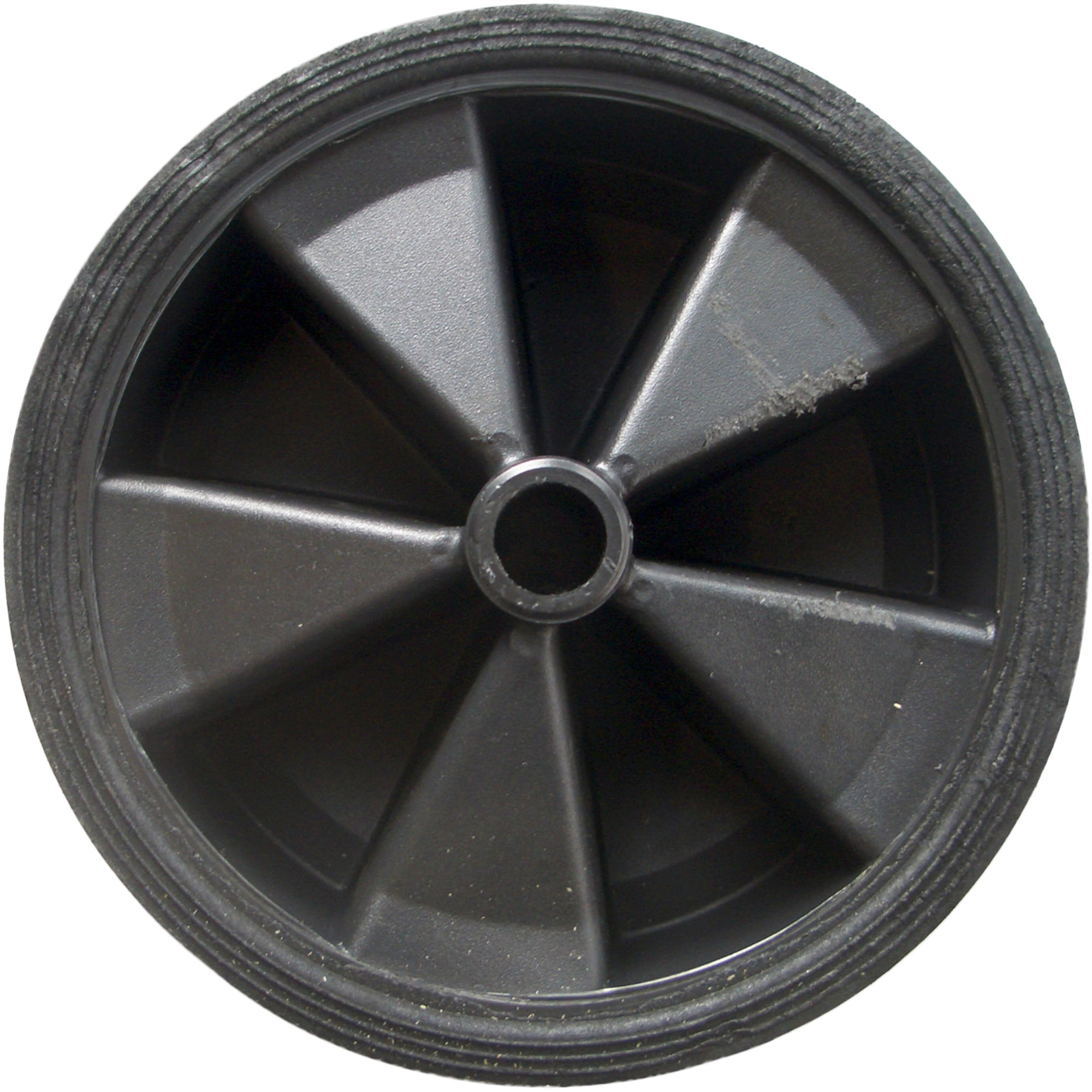 Vollgummirad für Stützrad, 215x65 mm, Kunststofffelge