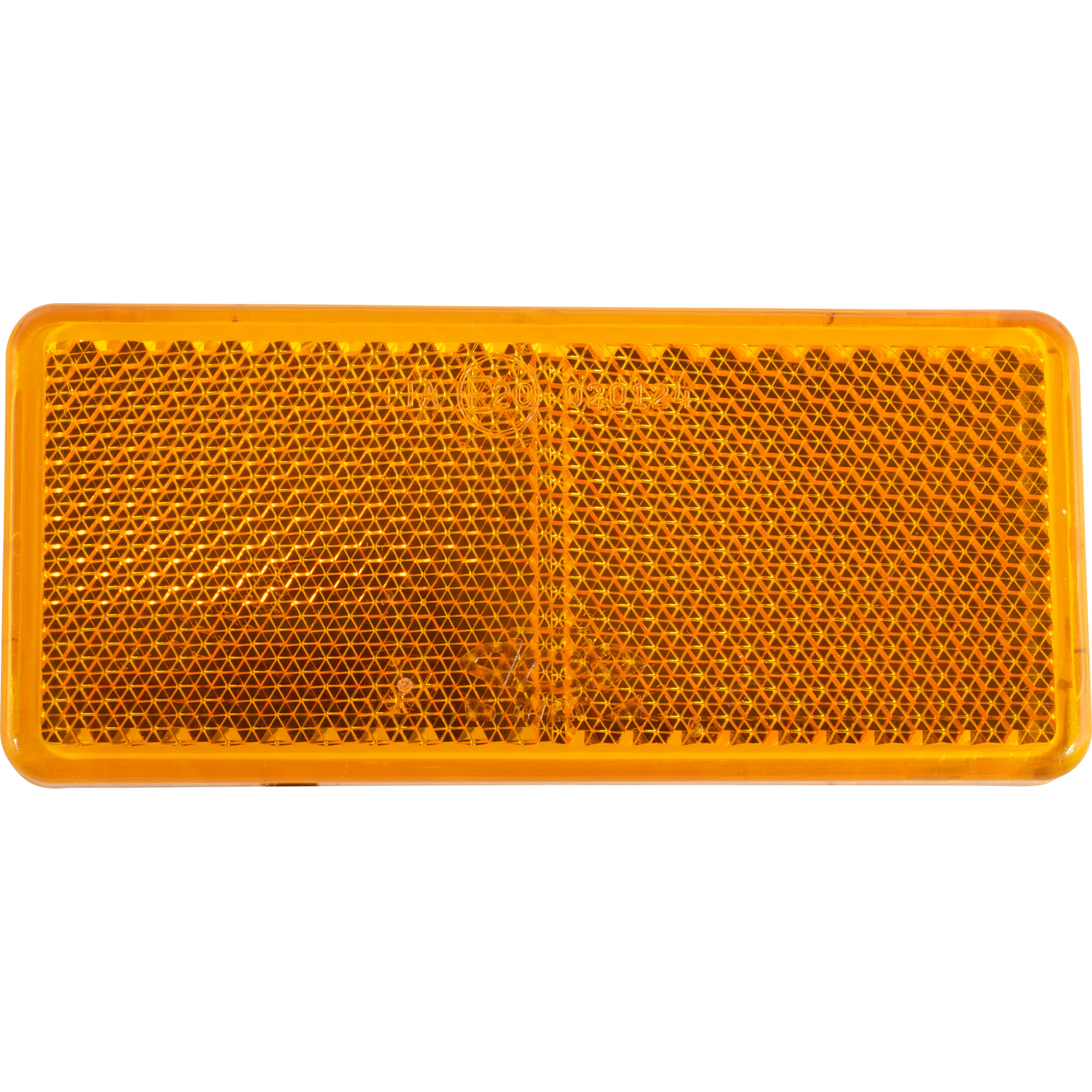 Seitenrückstrahler 90 x 40 mm, gelb, zum Kleben