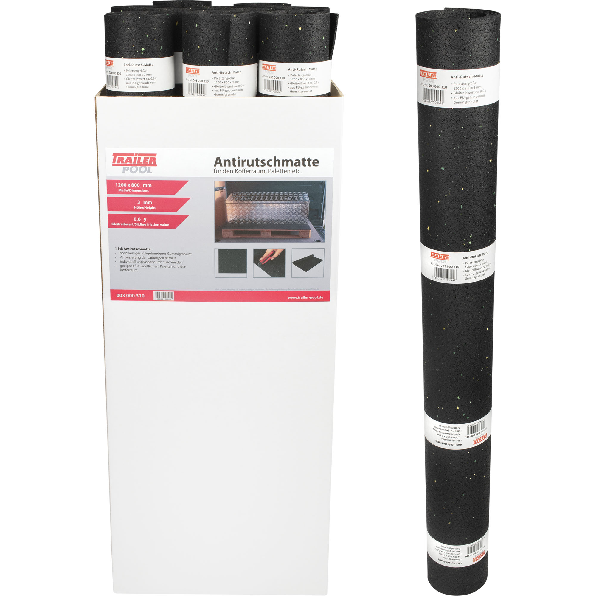 Antirutschmatten-Display, Inhalt 10 Stück