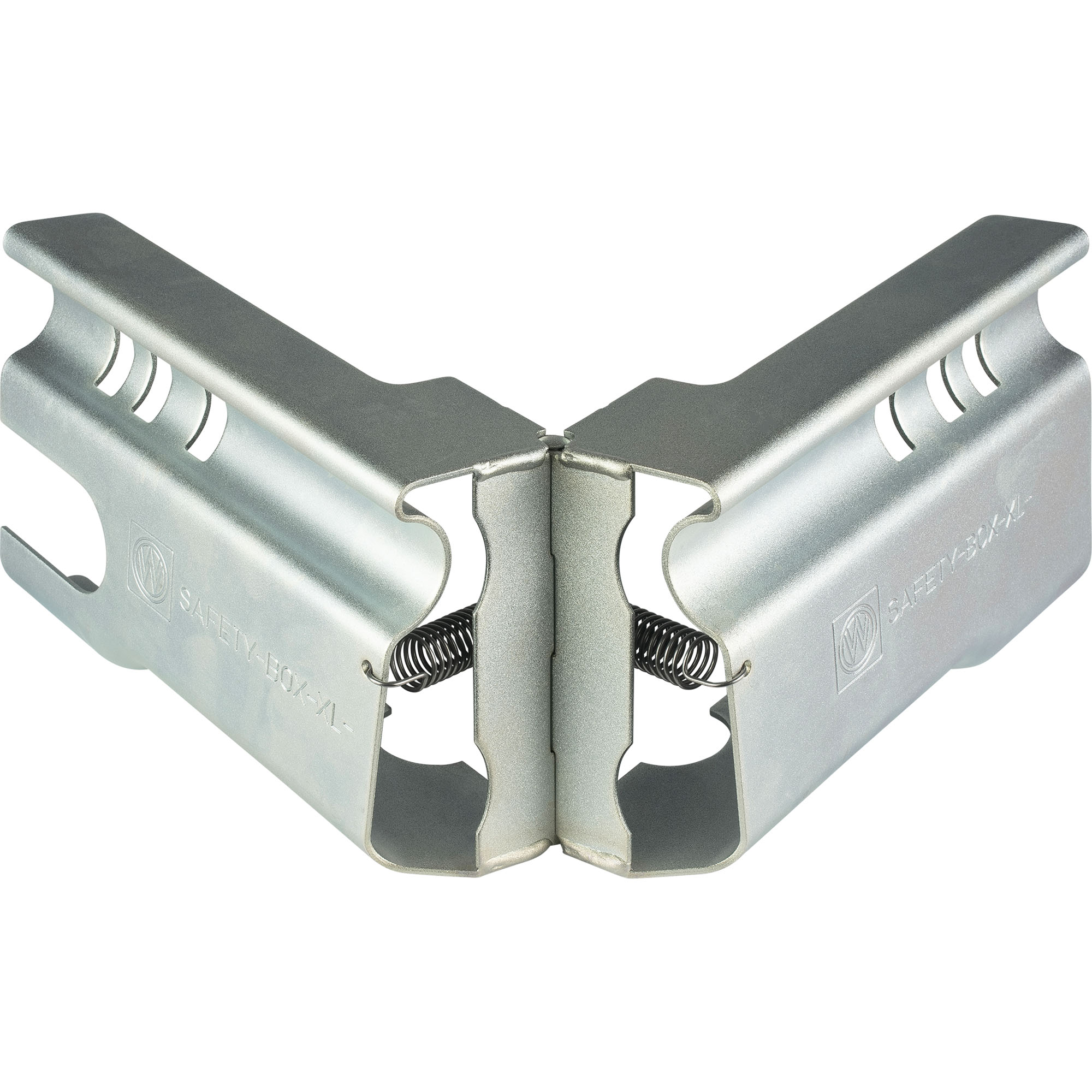 Kastenschloss, klappbar, für den an- und abgekoppelten Zustand