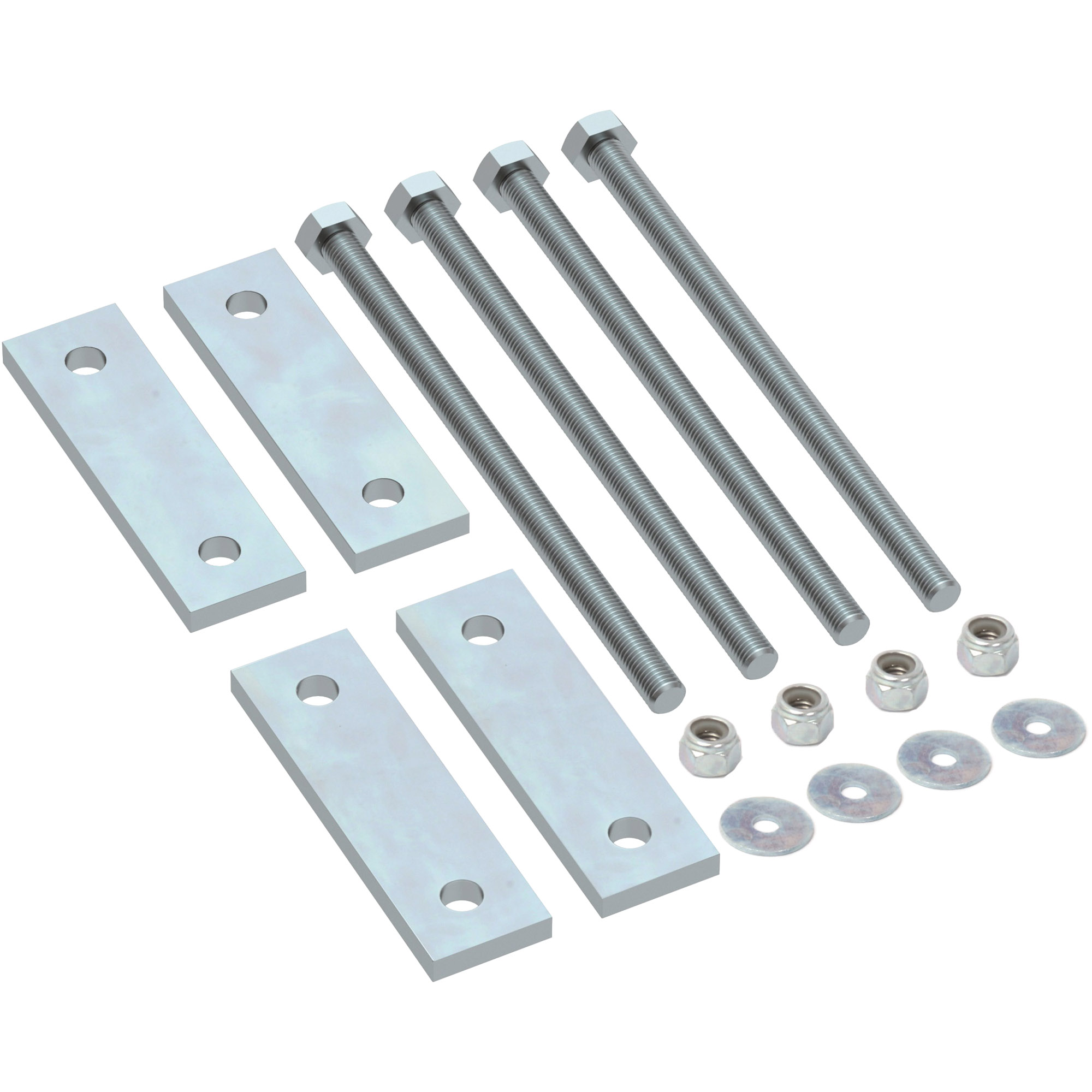 Haltesatz für Stauboxen, V-Deichselmontage