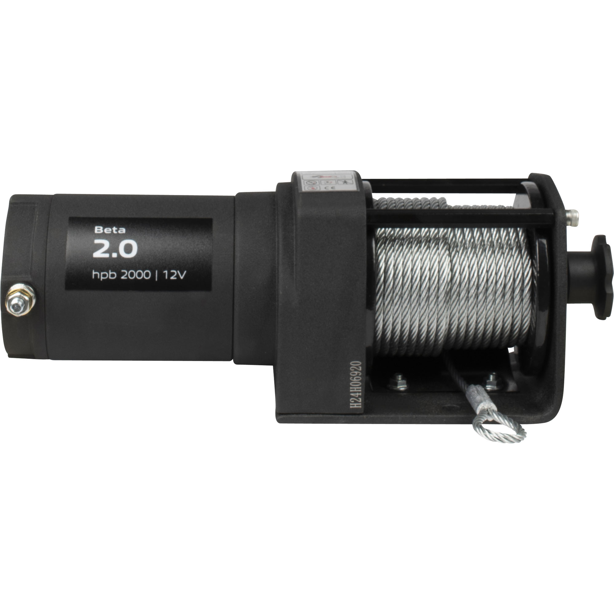 Seilwinde HPB2000, 12 V, Zugkraft 900 kg