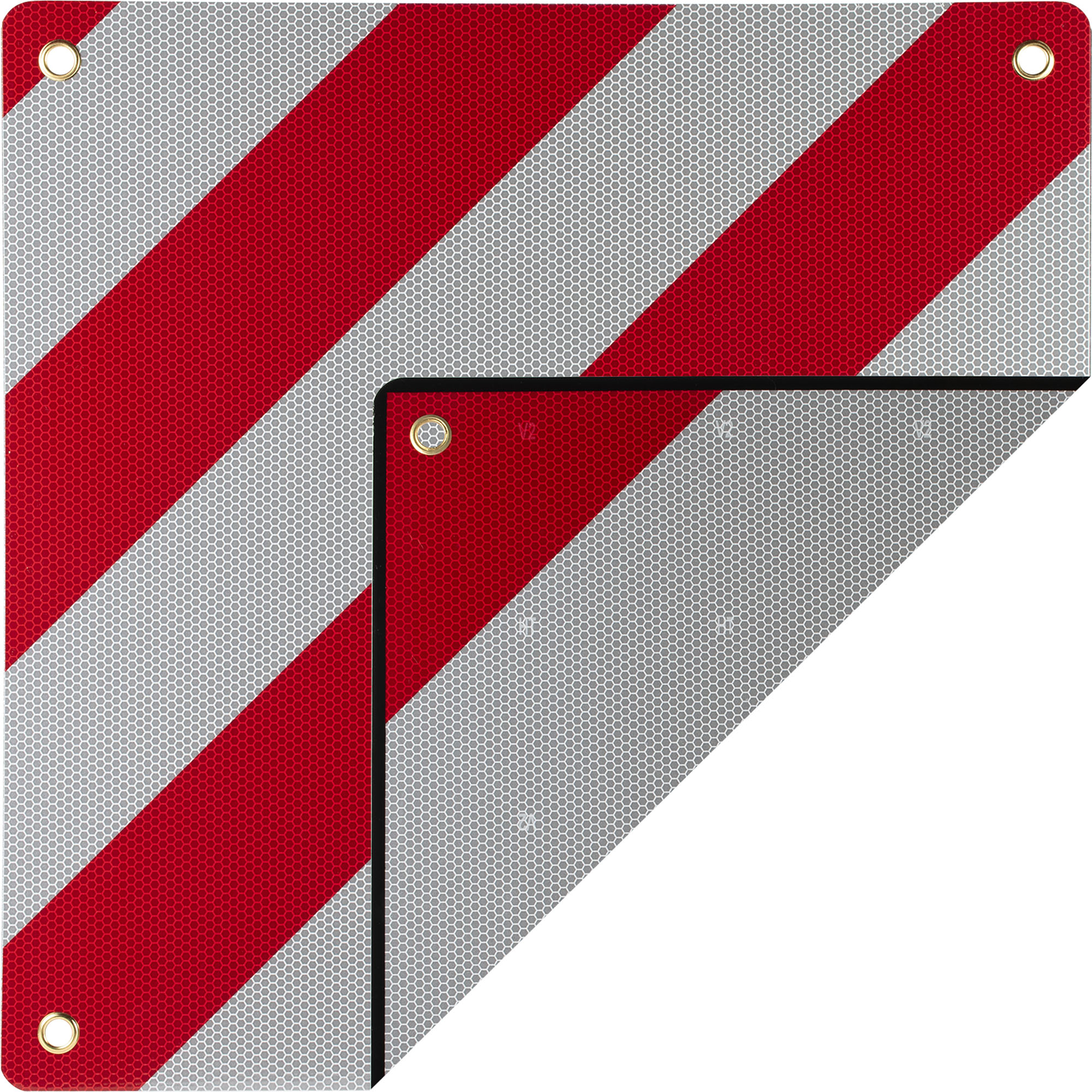 Warntafel für Italien/Spanien, 500 x 500 mm